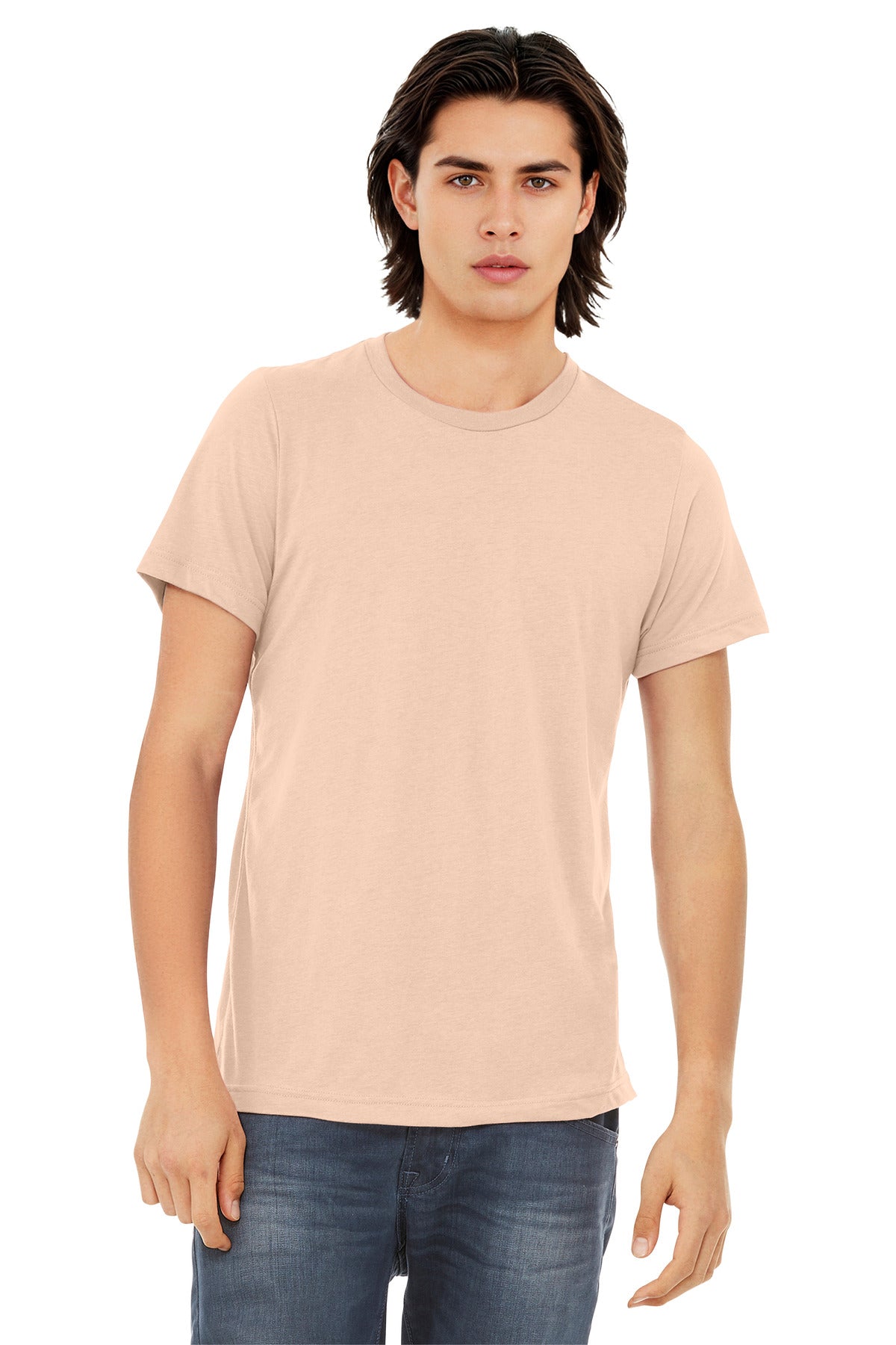 Custom Embroidery or DTF Print - BELLA+CANVAS ® Unisex Triblend Short Sleeve Tee. BC3413