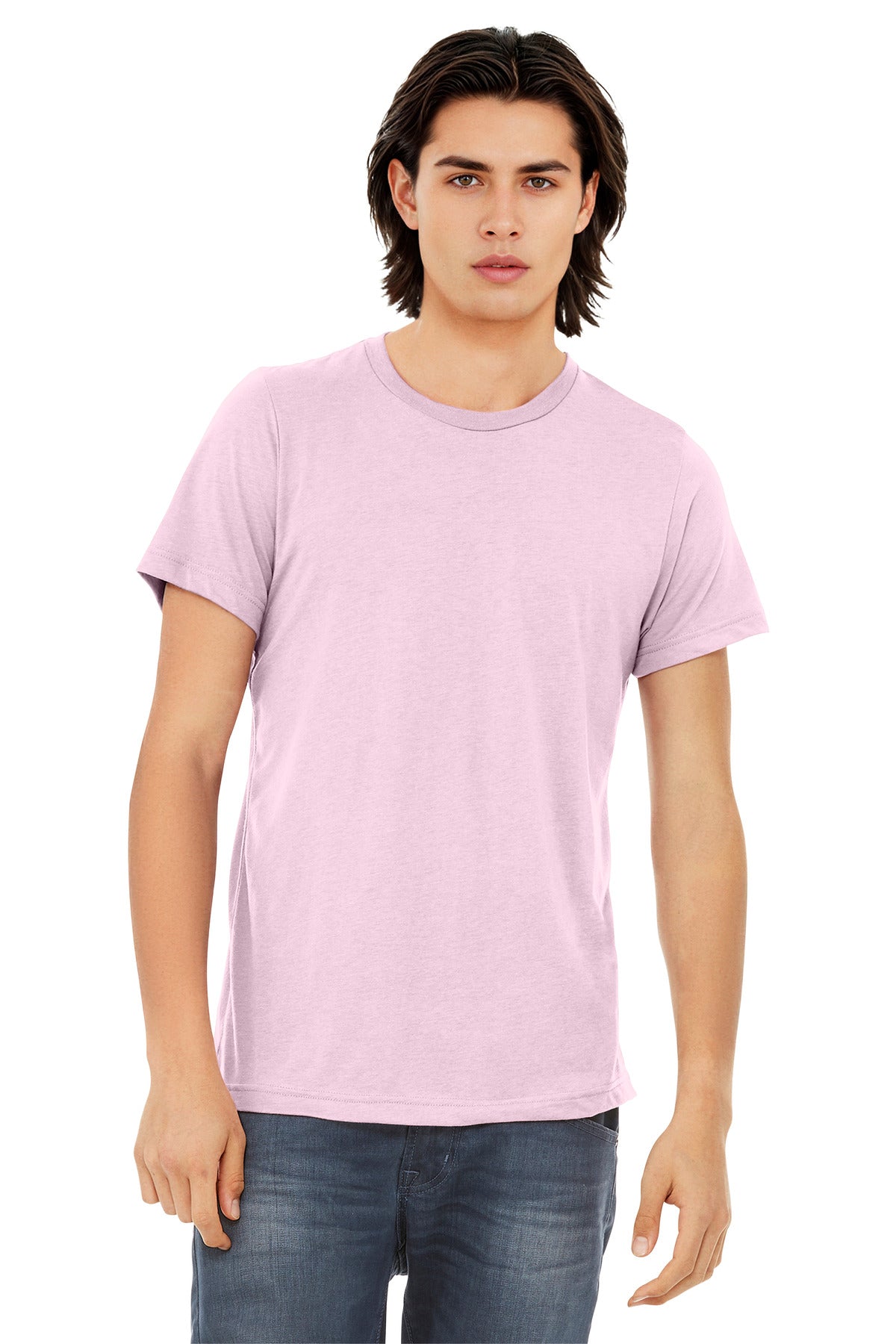Custom Embroidery or DTF Print - BELLA+CANVAS ® Unisex Triblend Short Sleeve Tee. BC3413