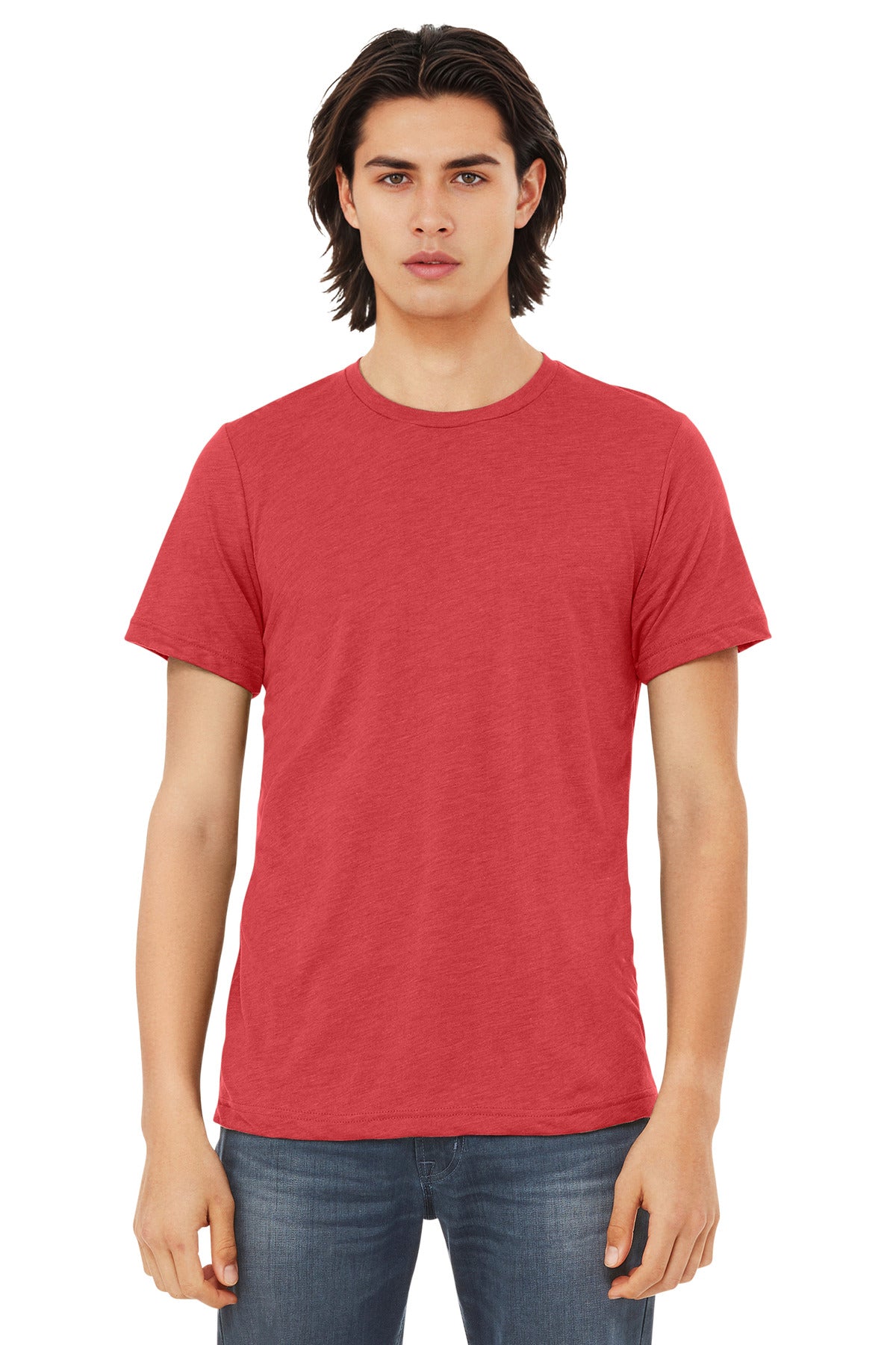 Custom Embroidery or DTF Print - BELLA+CANVAS ® Unisex Triblend Short Sleeve Tee. BC3413