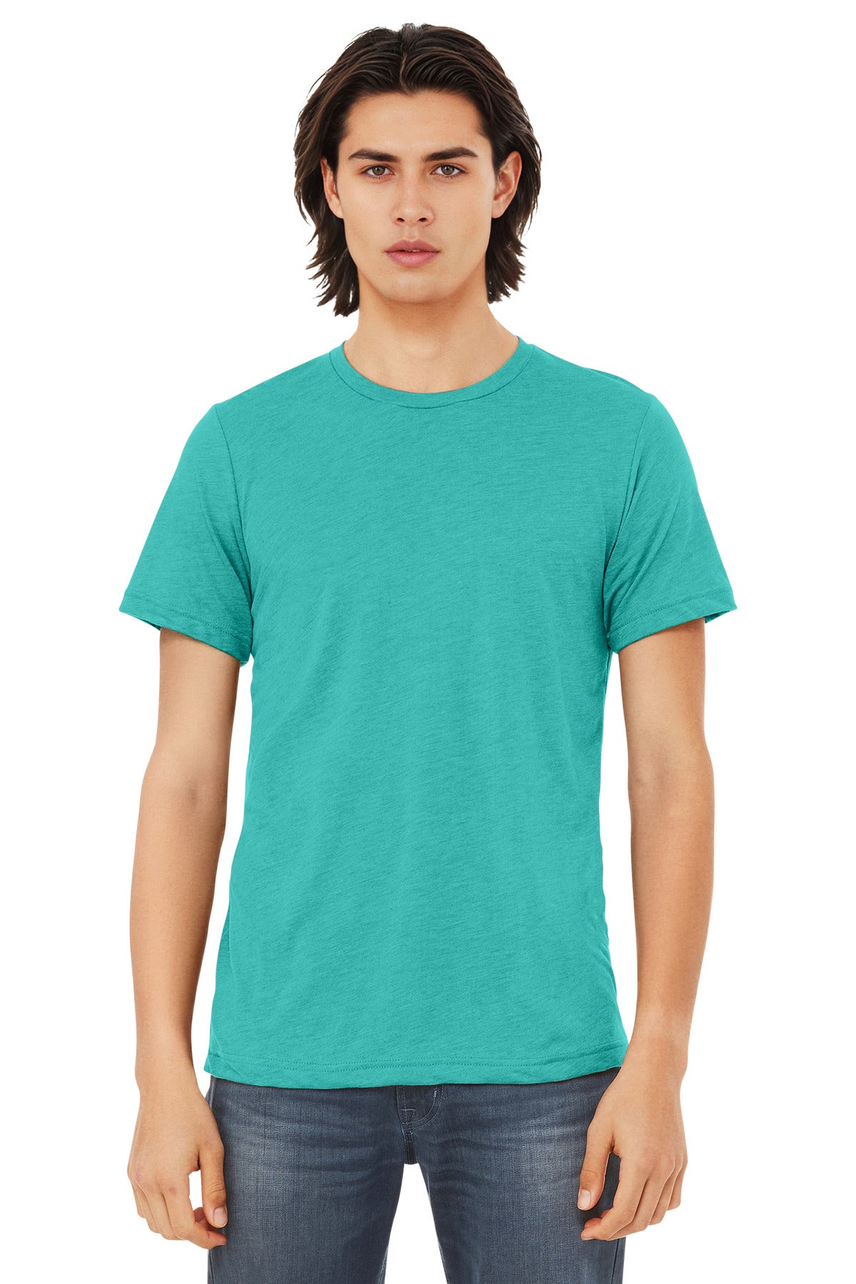 Custom Embroidery or DTF Print - BELLA+CANVAS ® Unisex Triblend Short Sleeve Tee. BC3413