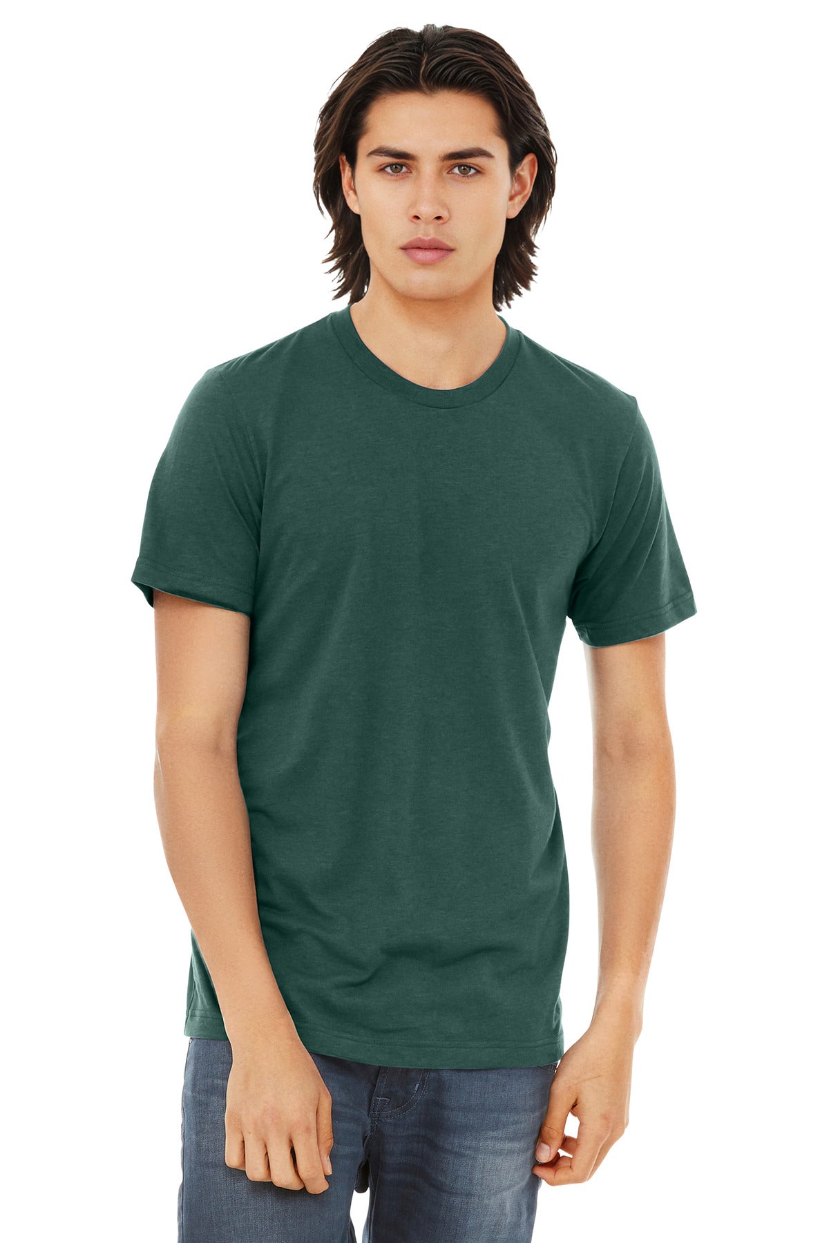 Custom Embroidery or DTF Print - BELLA+CANVAS ® Unisex Triblend Short Sleeve Tee. BC3413