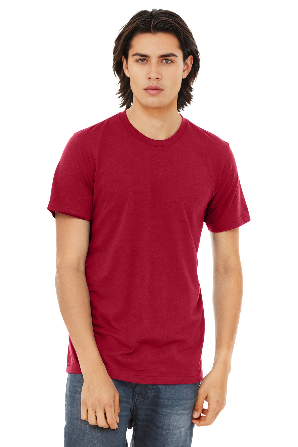 Custom Embroidery or DTF Print - BELLA+CANVAS ® Unisex Triblend Short Sleeve Tee. BC3413