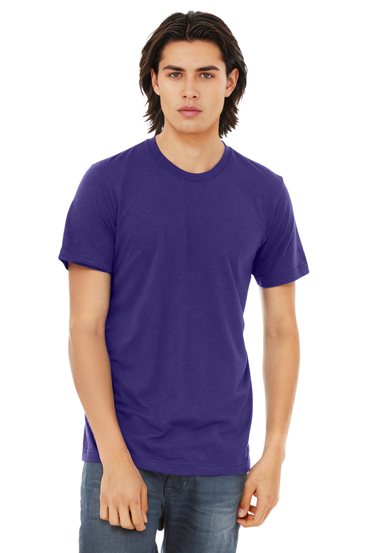 Custom Embroidery or DTF Print - BELLA+CANVAS ® Unisex Triblend Short Sleeve Tee. BC3413