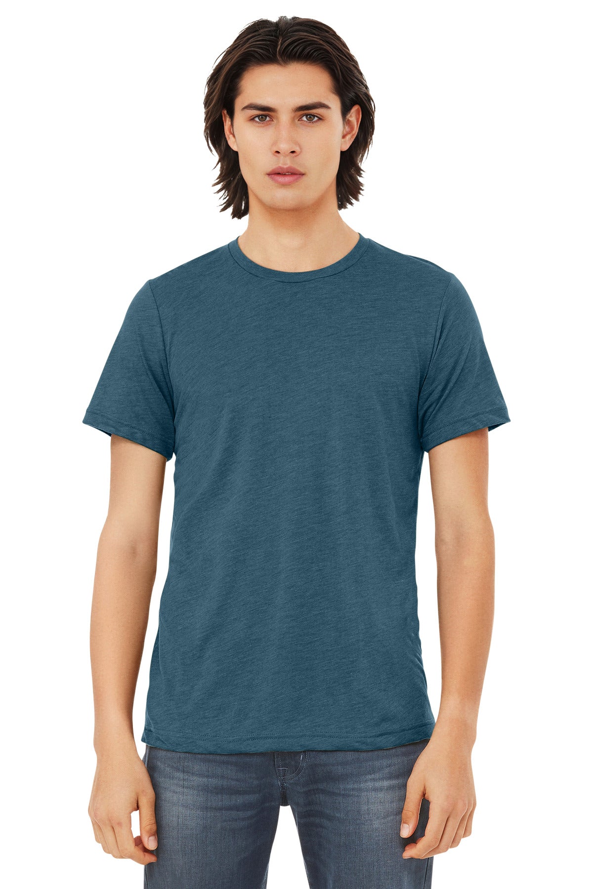 Custom Embroidery or DTF Print - BELLA+CANVAS ® Unisex Triblend Short Sleeve Tee. BC3413