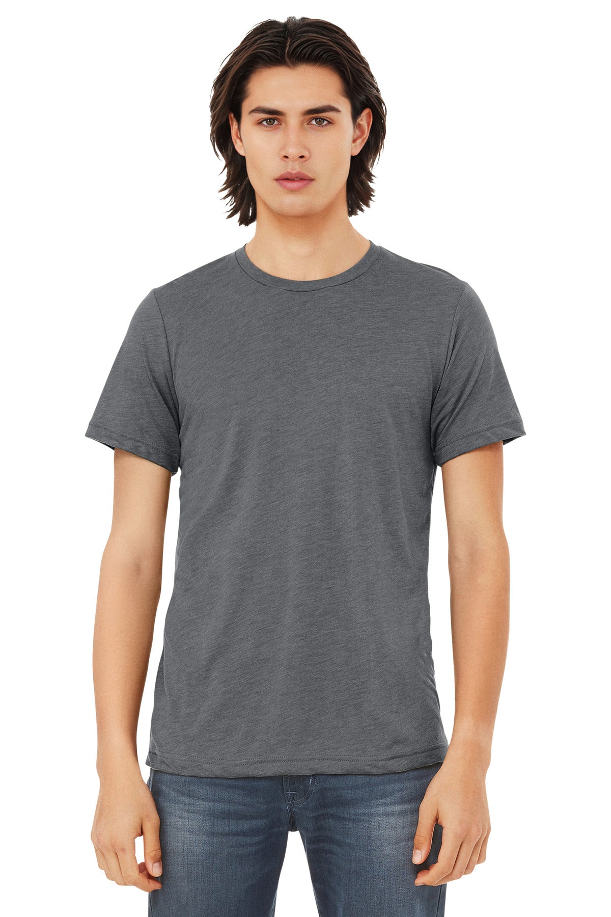 Custom Embroidery or DTF Print - BELLA+CANVAS ® Unisex Triblend Short Sleeve Tee. BC3413