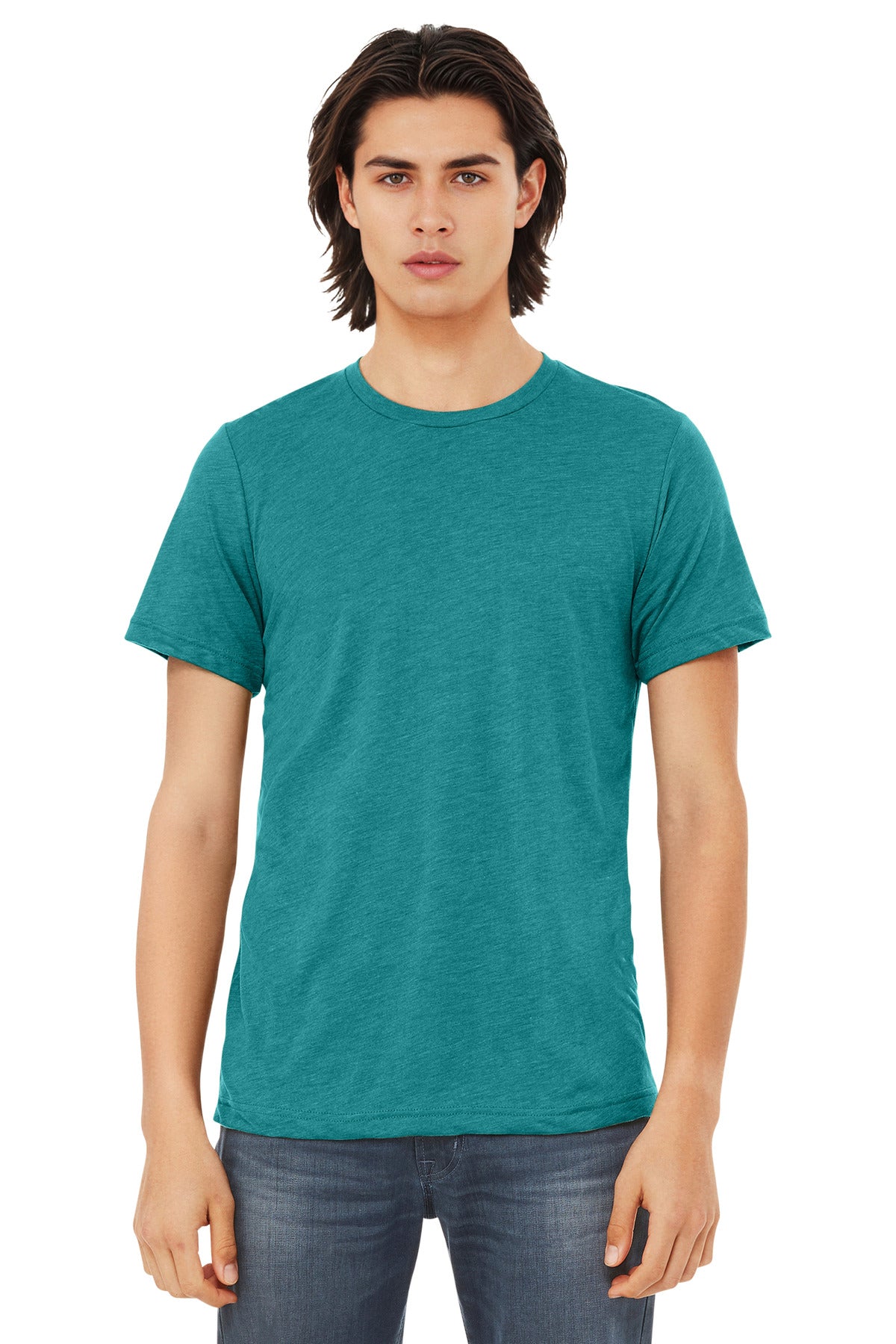 Custom Embroidery or DTF Print - BELLA+CANVAS ® Unisex Triblend Short Sleeve Tee. BC3413