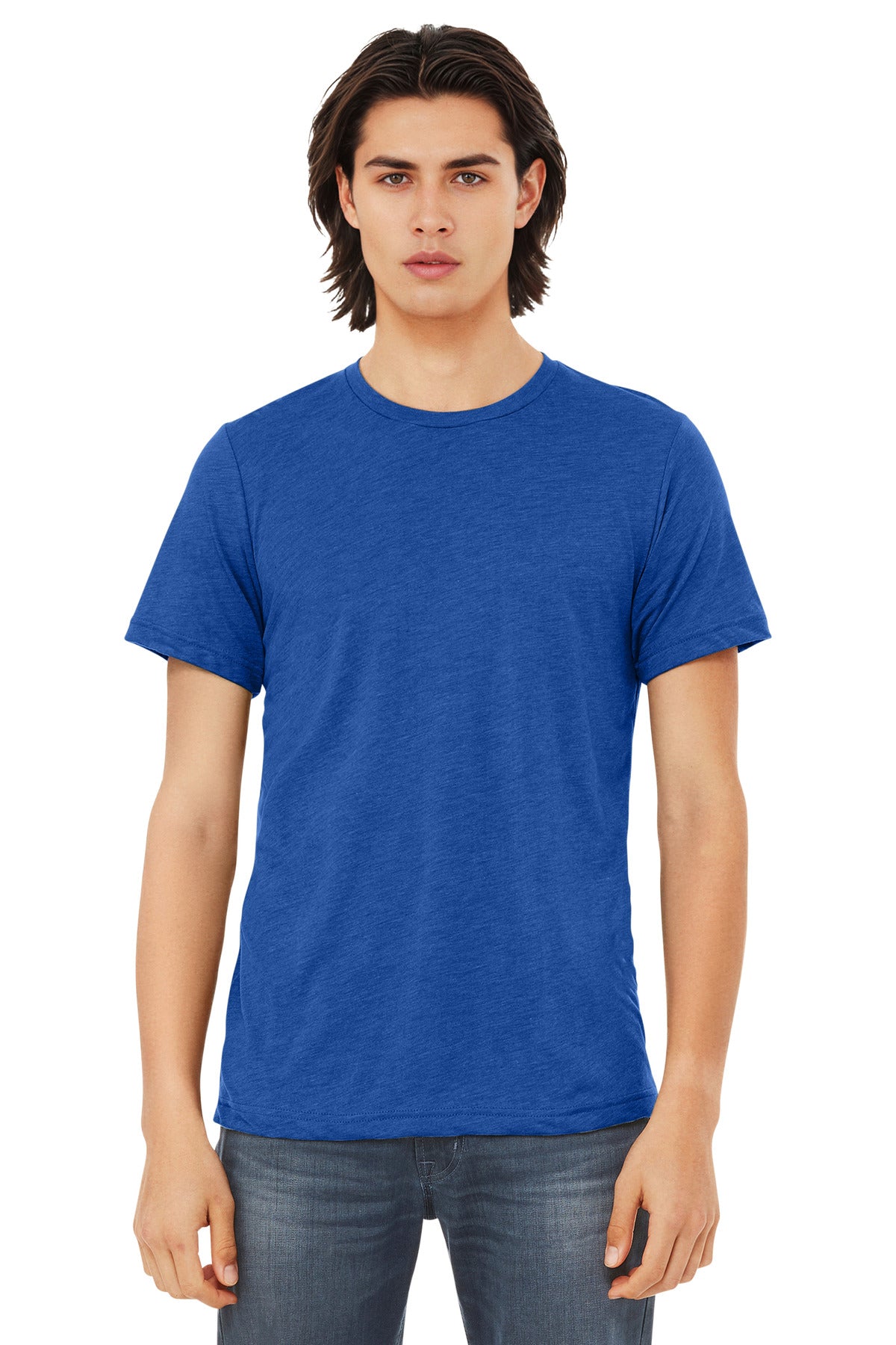 Custom Embroidery or DTF Print - BELLA+CANVAS ® Unisex Triblend Short Sleeve Tee. BC3413
