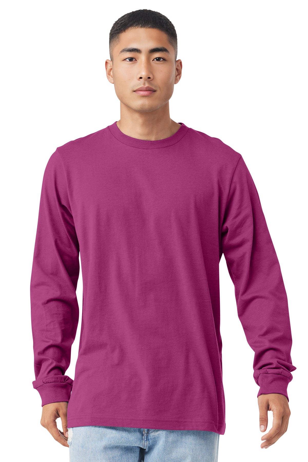 Custom Embroidery or DTF Print - BELLA+CANVAS ® Unisex Jersey Long Sleeve Tee. BC3501