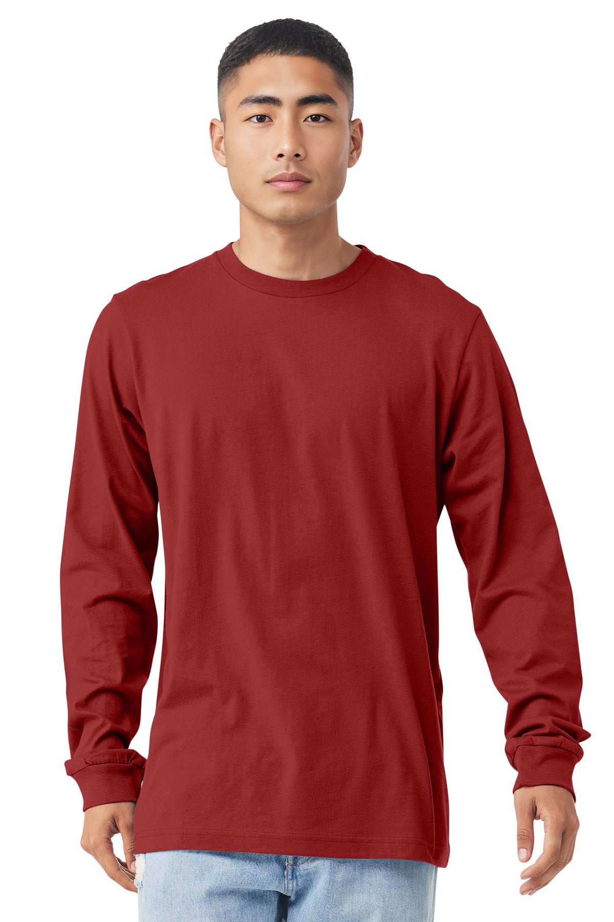 Custom Embroidery or DTF Print - BELLA+CANVAS ® Unisex Jersey Long Sleeve Tee. BC3501