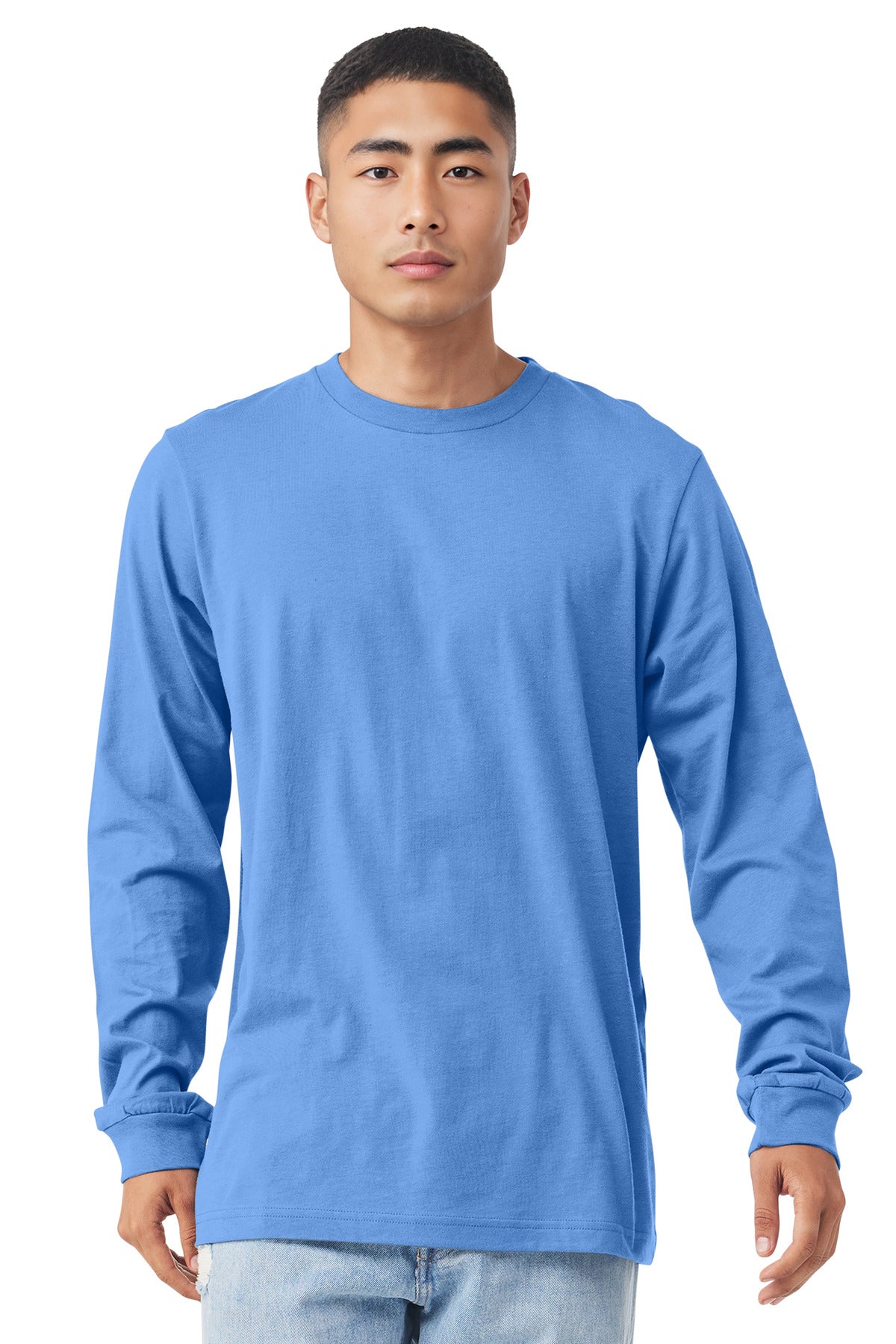 Custom Embroidery or DTF Print - BELLA+CANVAS ® Unisex Jersey Long Sleeve Tee. BC3501