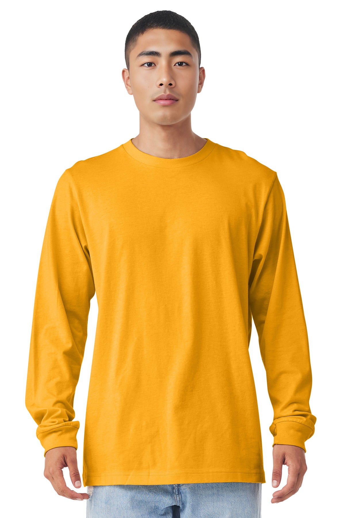 Custom Embroidery or DTF Print - BELLA+CANVAS ® Unisex Jersey Long Sleeve Tee. BC3501