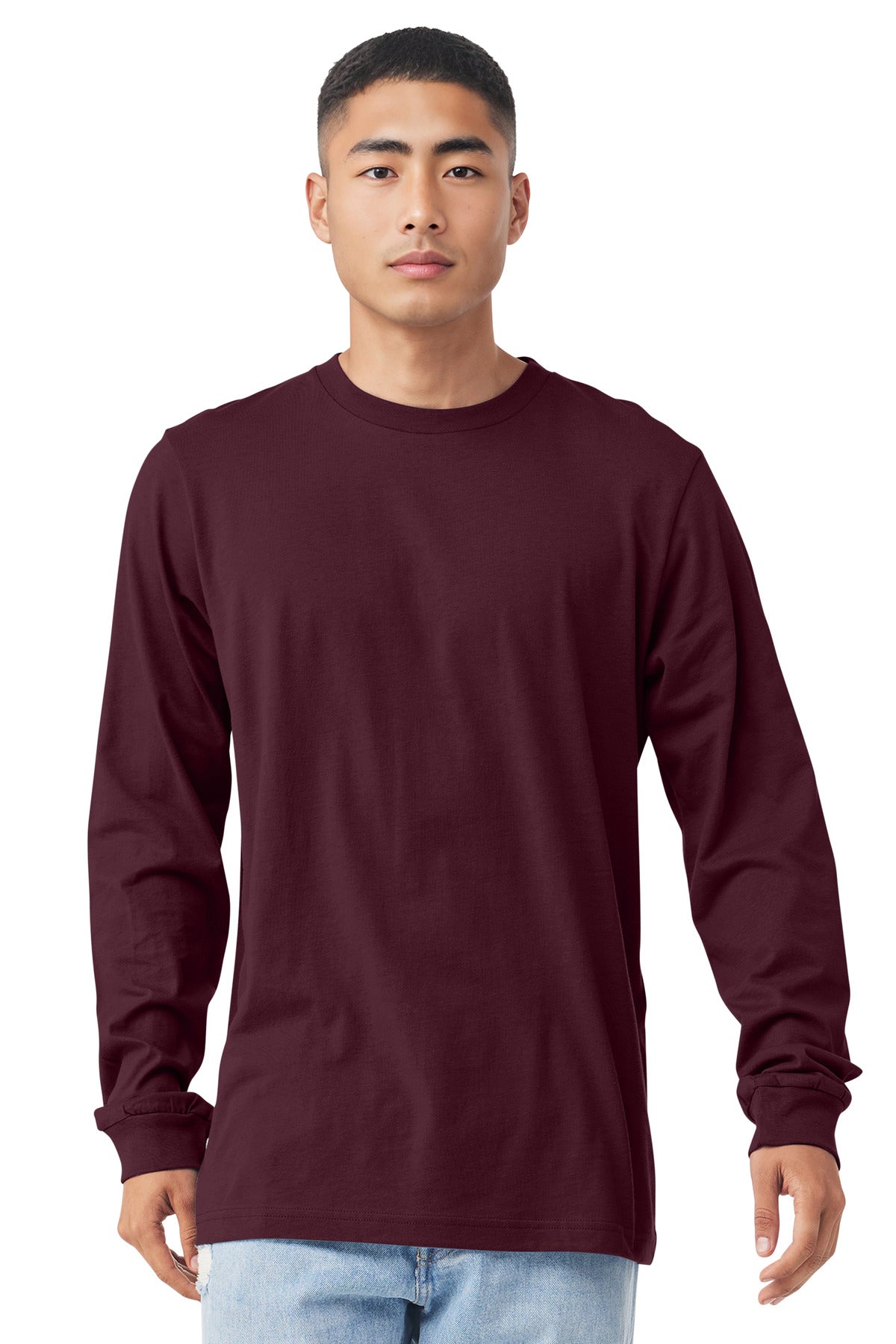 Custom Embroidery or DTF Print - BELLA+CANVAS ® Unisex Jersey Long Sleeve Tee. BC3501