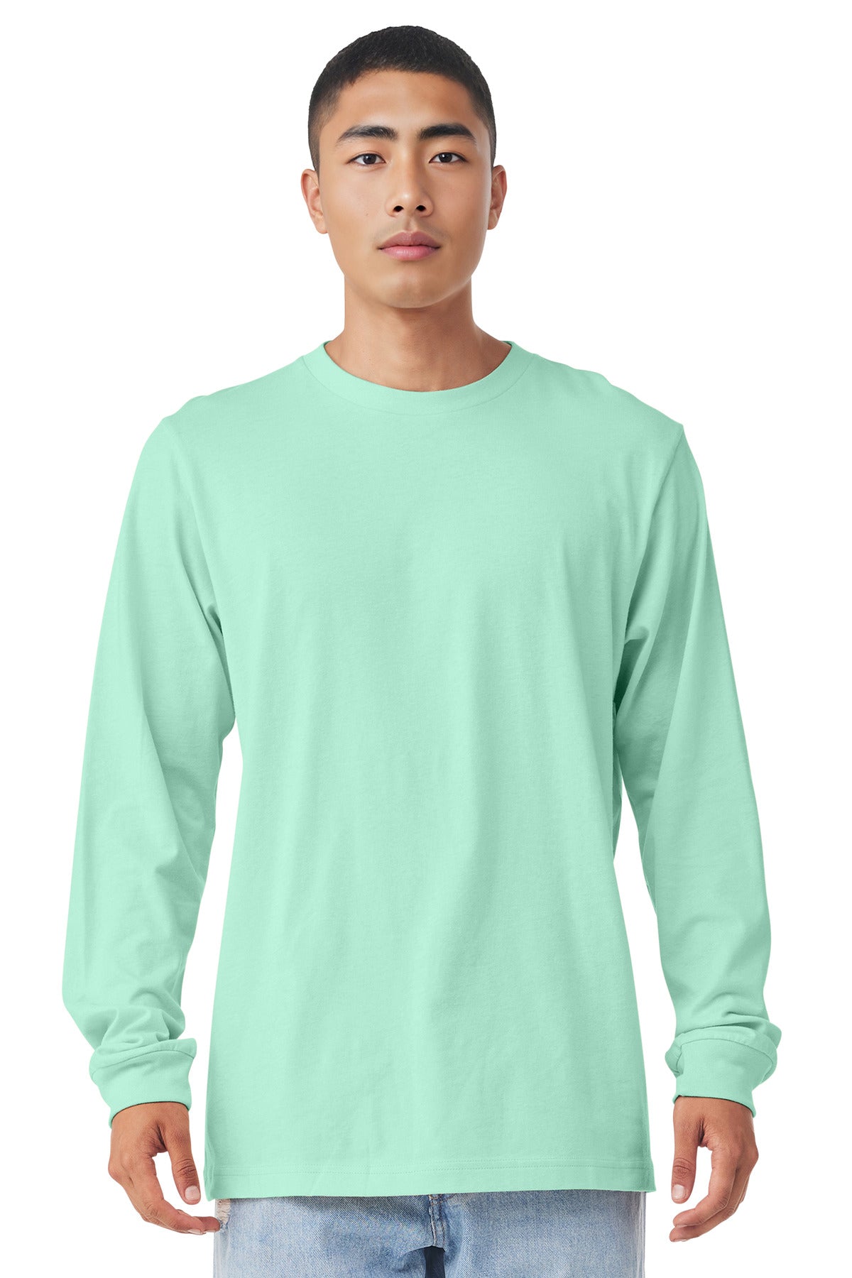 Custom Embroidery or DTF Print - BELLA+CANVAS ® Unisex Jersey Long Sleeve Tee. BC3501