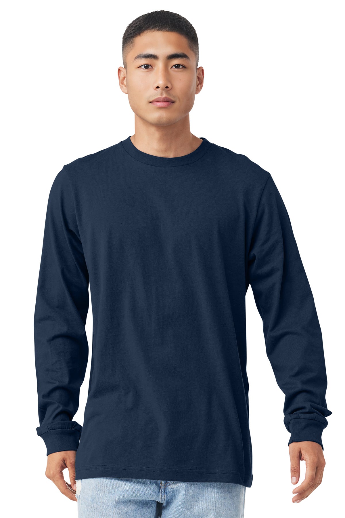 Custom Embroidery or DTF Print - BELLA+CANVAS ® Unisex Jersey Long Sleeve Tee. BC3501