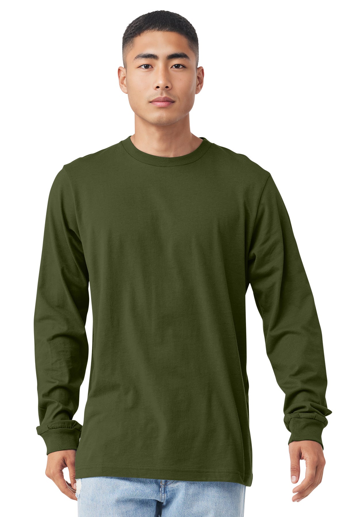 Custom Embroidery or DTF Print - BELLA+CANVAS ® Unisex Jersey Long Sleeve Tee. BC3501