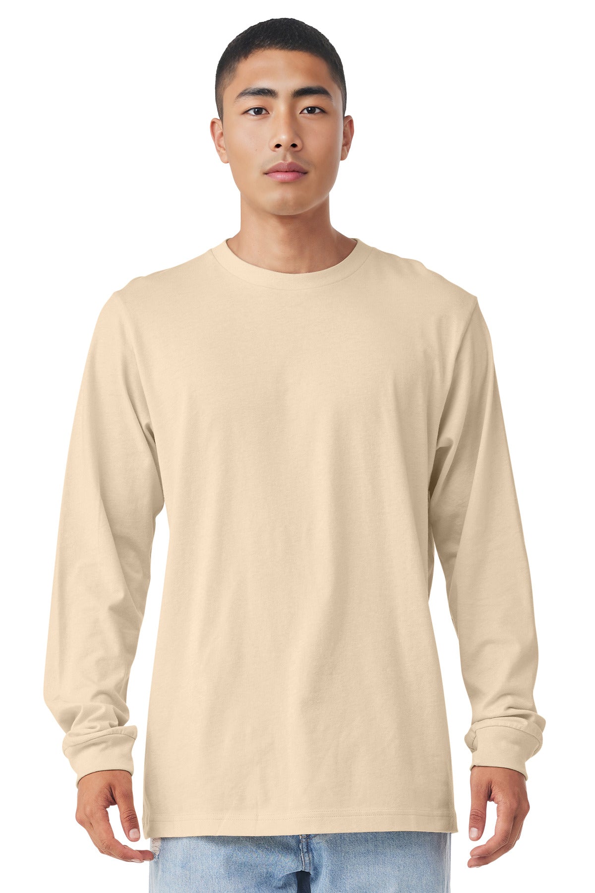 Custom Embroidery or DTF Print - BELLA+CANVAS ® Unisex Jersey Long Sleeve Tee. BC3501