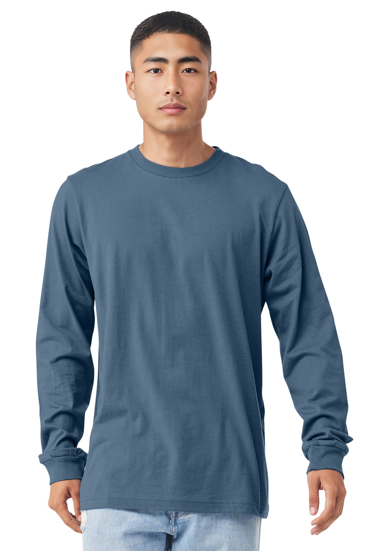 Custom Embroidery or DTF Print - BELLA+CANVAS ® Unisex Jersey Long Sleeve Tee. BC3501