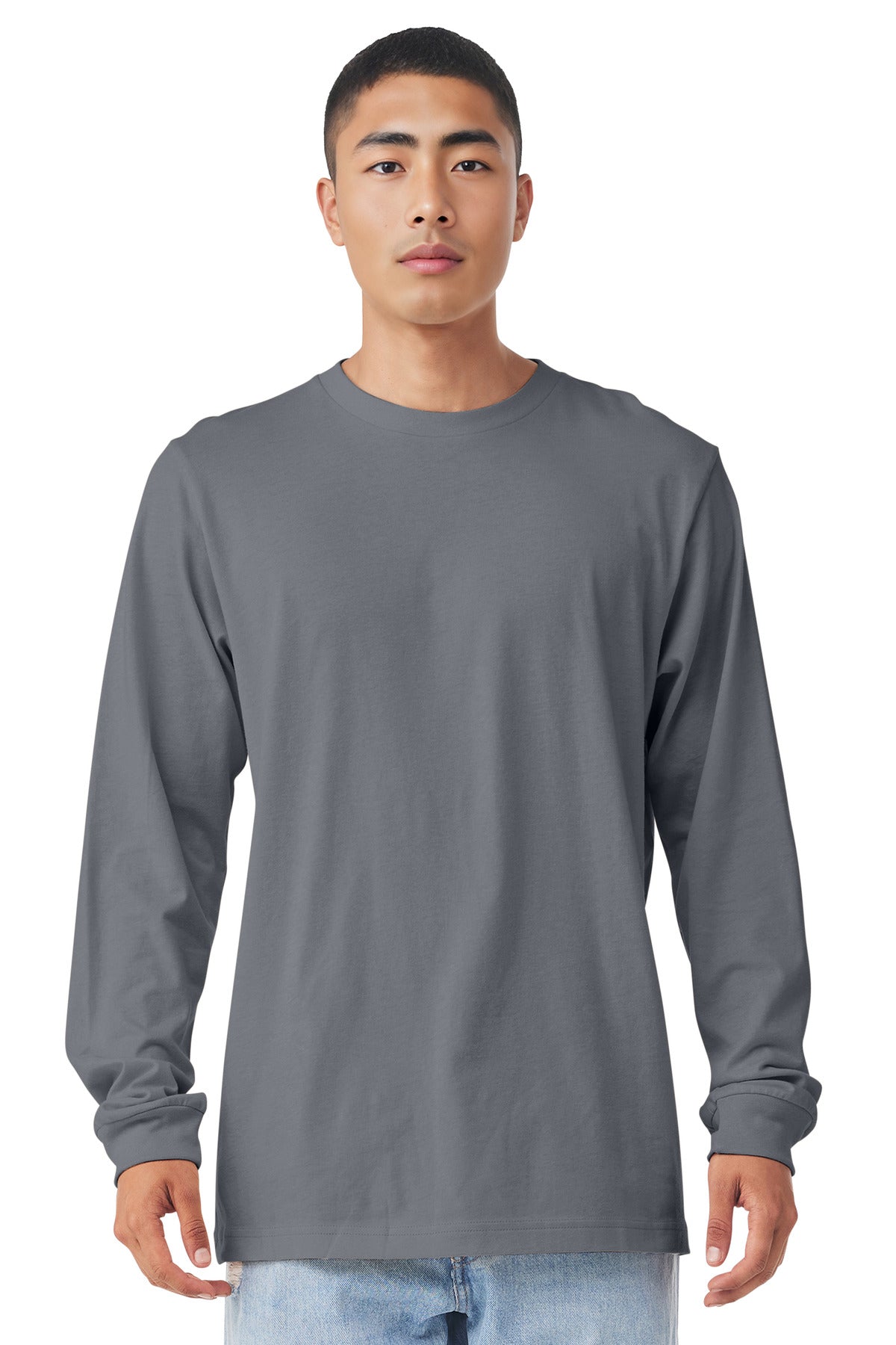 Custom Embroidery or DTF Print - BELLA+CANVAS ® Unisex Jersey Long Sleeve Tee. BC3501
