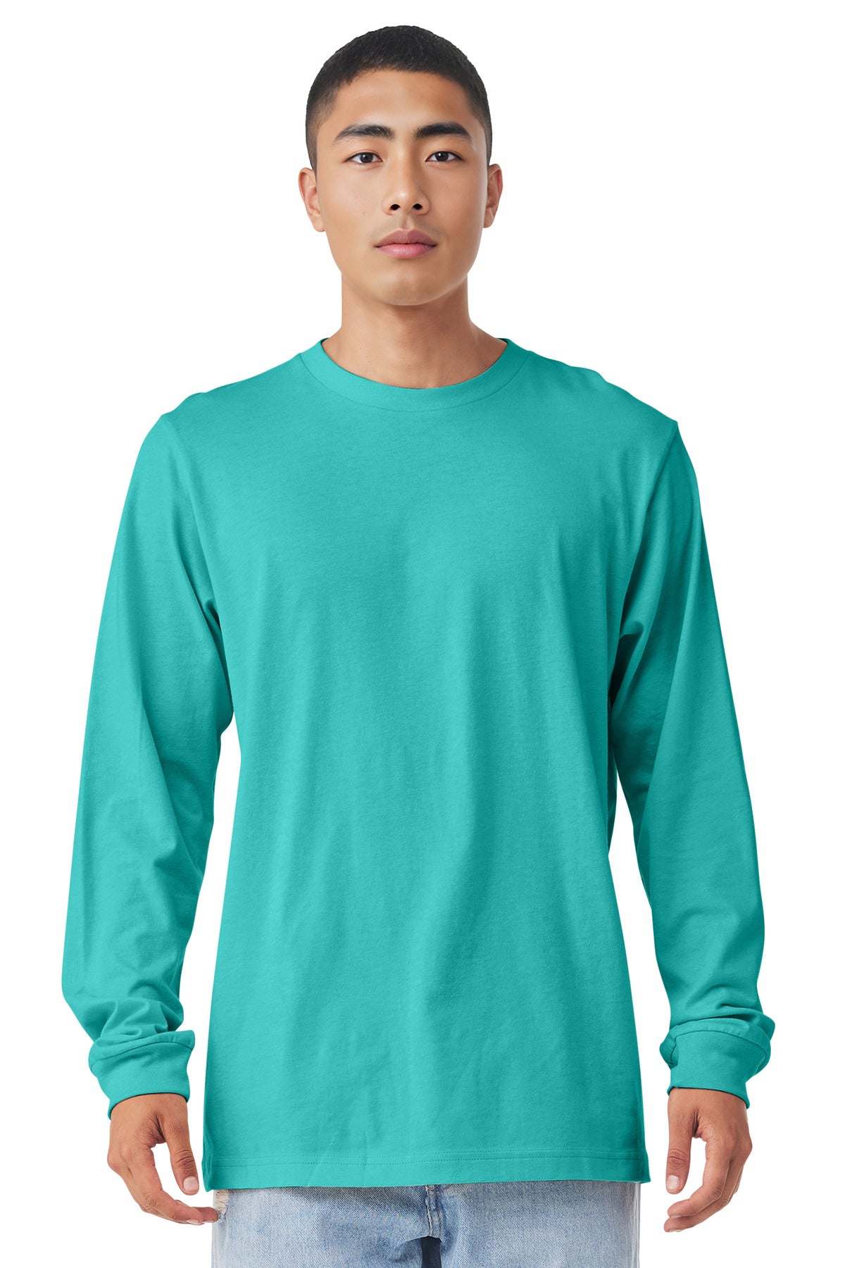 Custom Embroidery or DTF Print - BELLA+CANVAS ® Unisex Jersey Long Sleeve Tee. BC3501