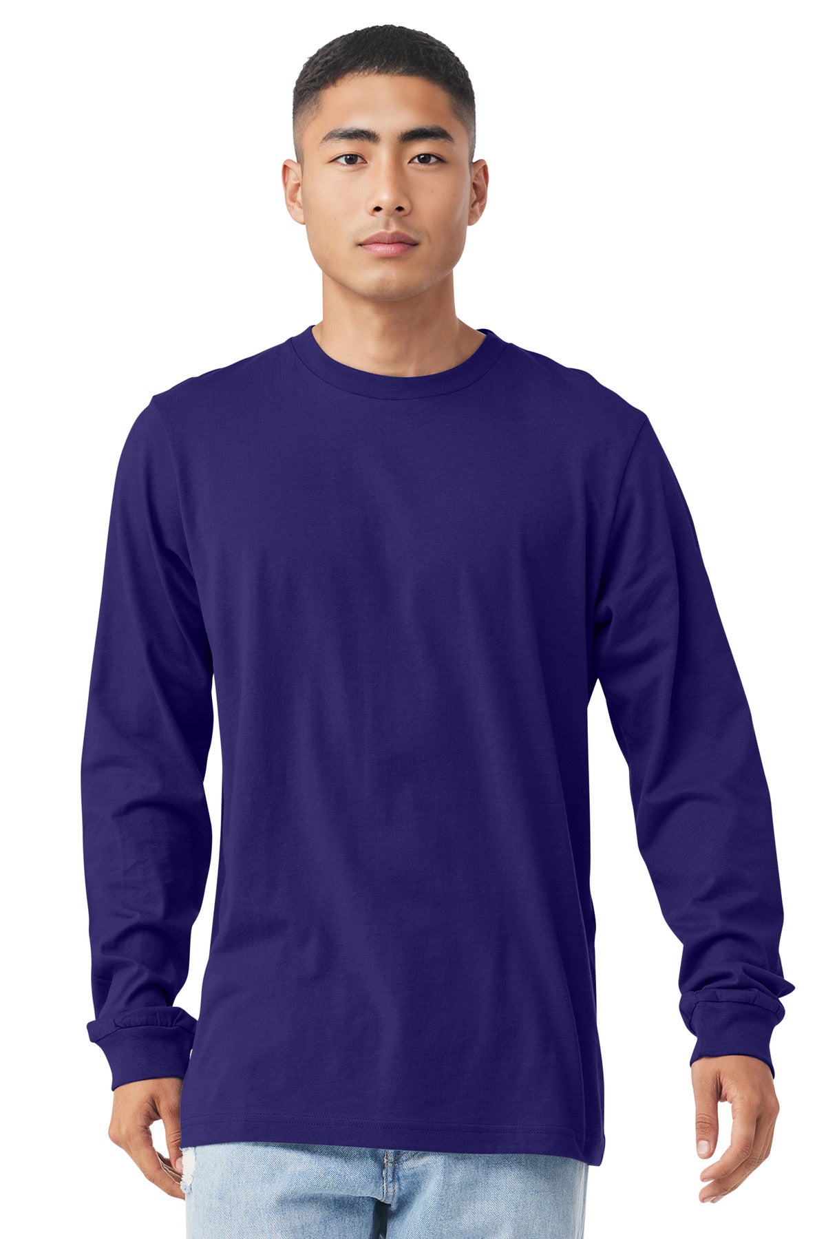 Custom Embroidery or DTF Print - BELLA+CANVAS ® Unisex Jersey Long Sleeve Tee. BC3501