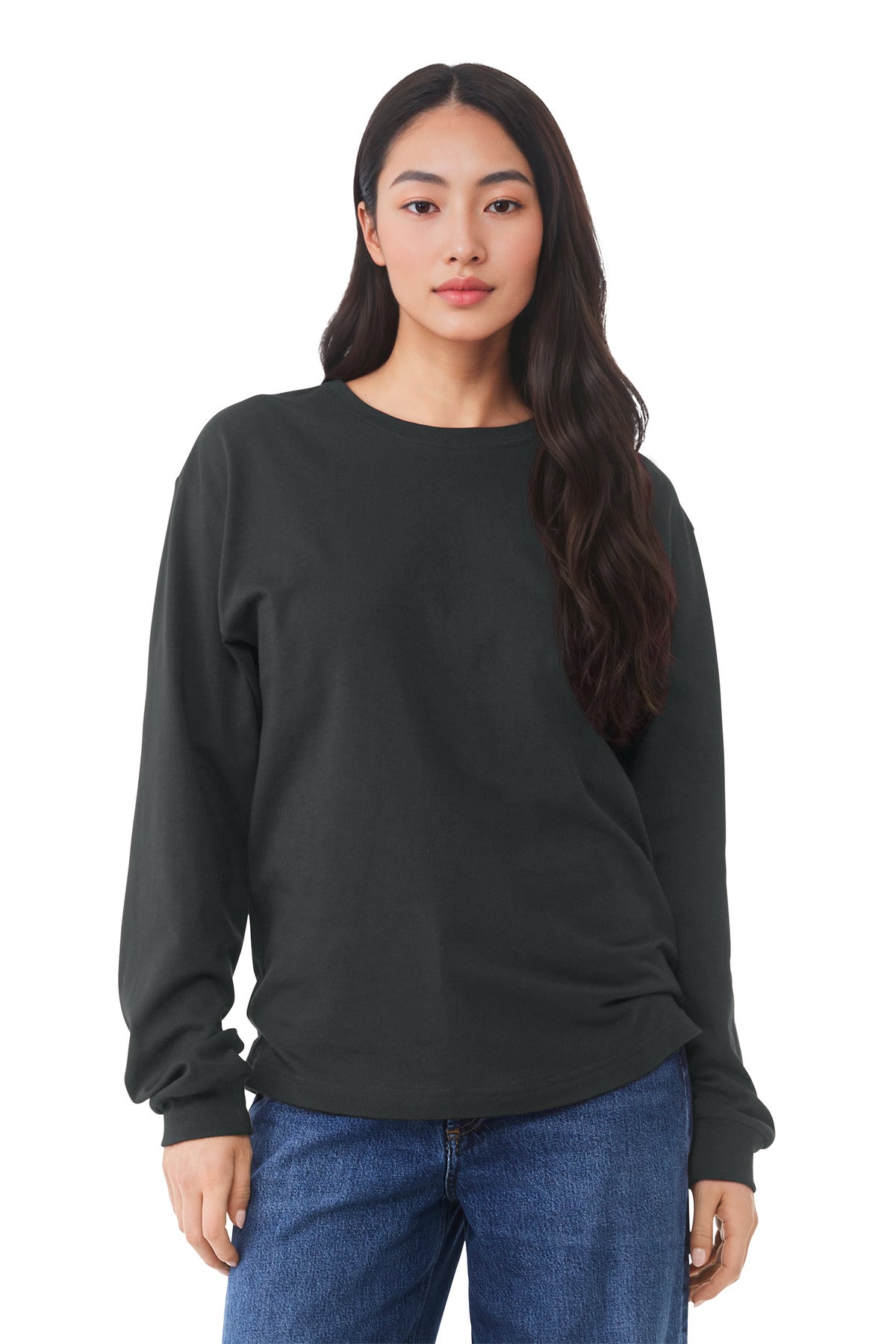 Custom Embroidery or DTF Print - BELLA+CANVAS ® Unisex 6-Ounce Heavyweight Long Sleeve Tee BC3511