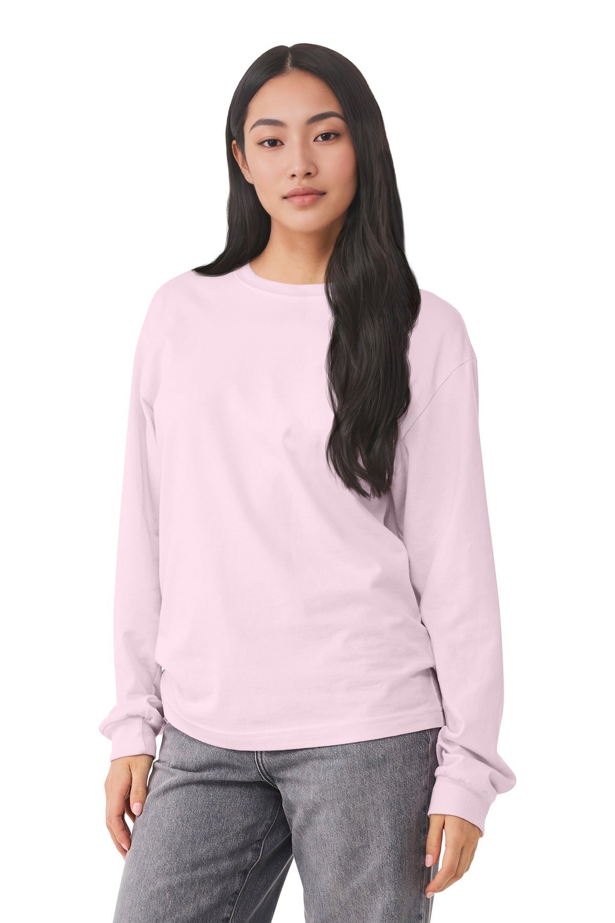 Custom Embroidery or DTF Print - BELLA+CANVAS ® Unisex 6-Ounce Heavyweight Long Sleeve Tee BC3511
