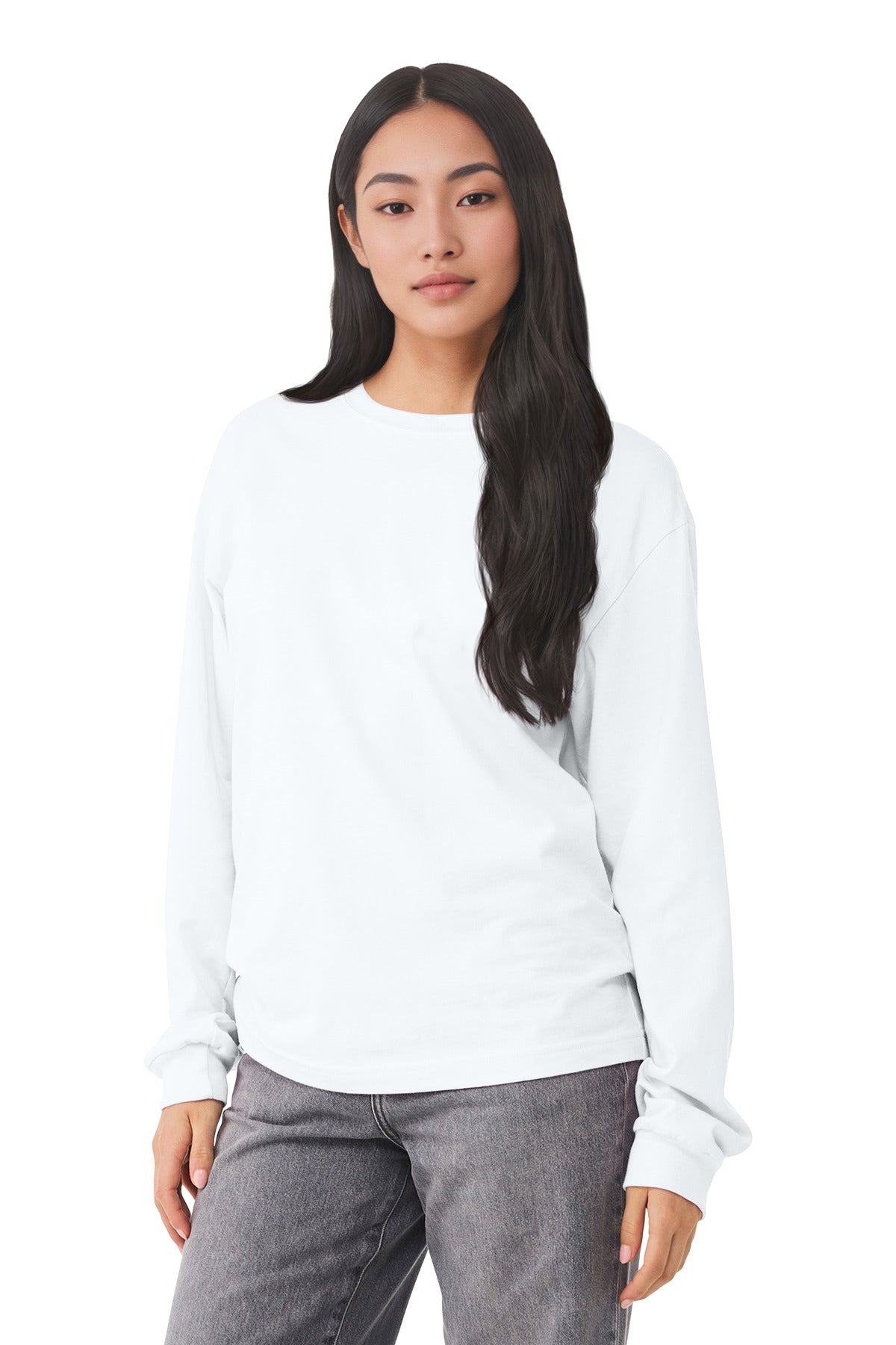 Custom Embroidery or DTF Print - BELLA+CANVAS ® Unisex 6-Ounce Heavyweight Long Sleeve Tee BC3511