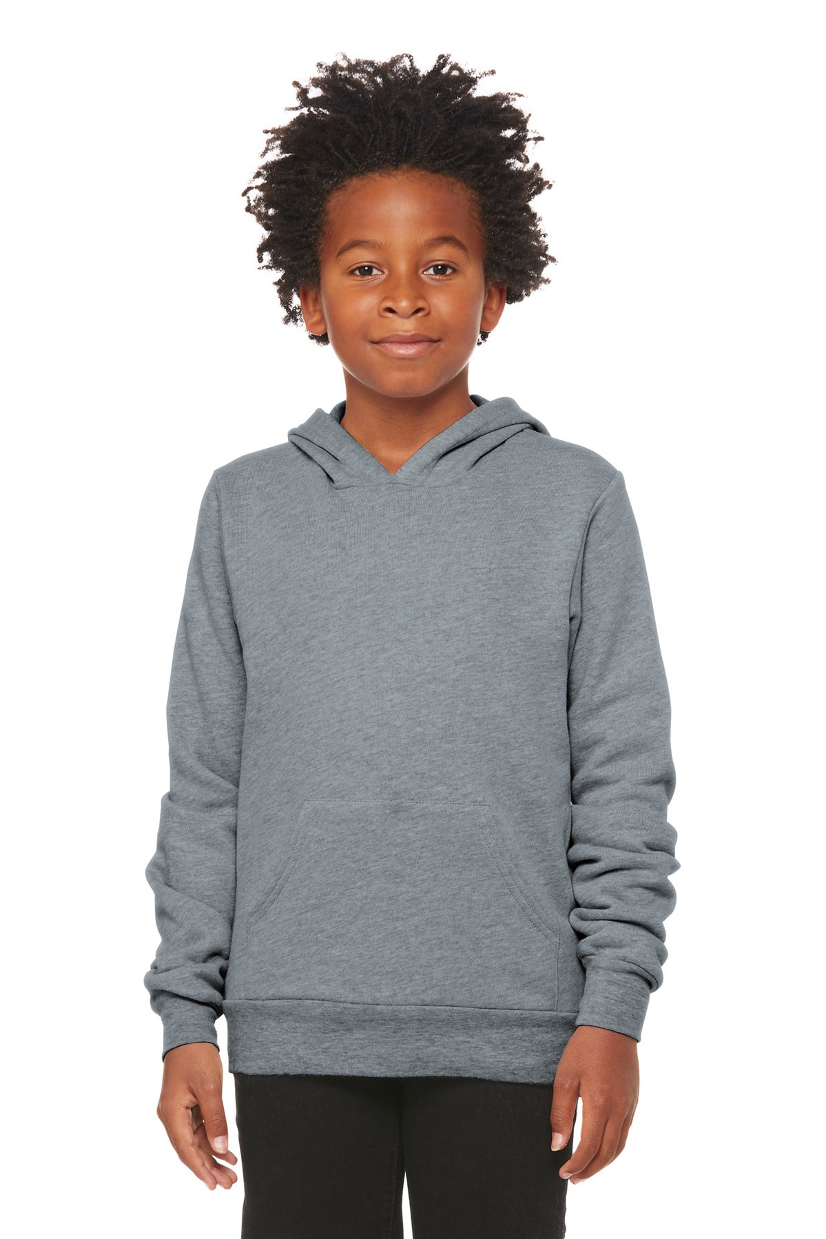 Custom Embroidery or DTF Print - BELLA+CANVAS ® Youth Sponge Fleece Pullover Hoodie BC3719Y