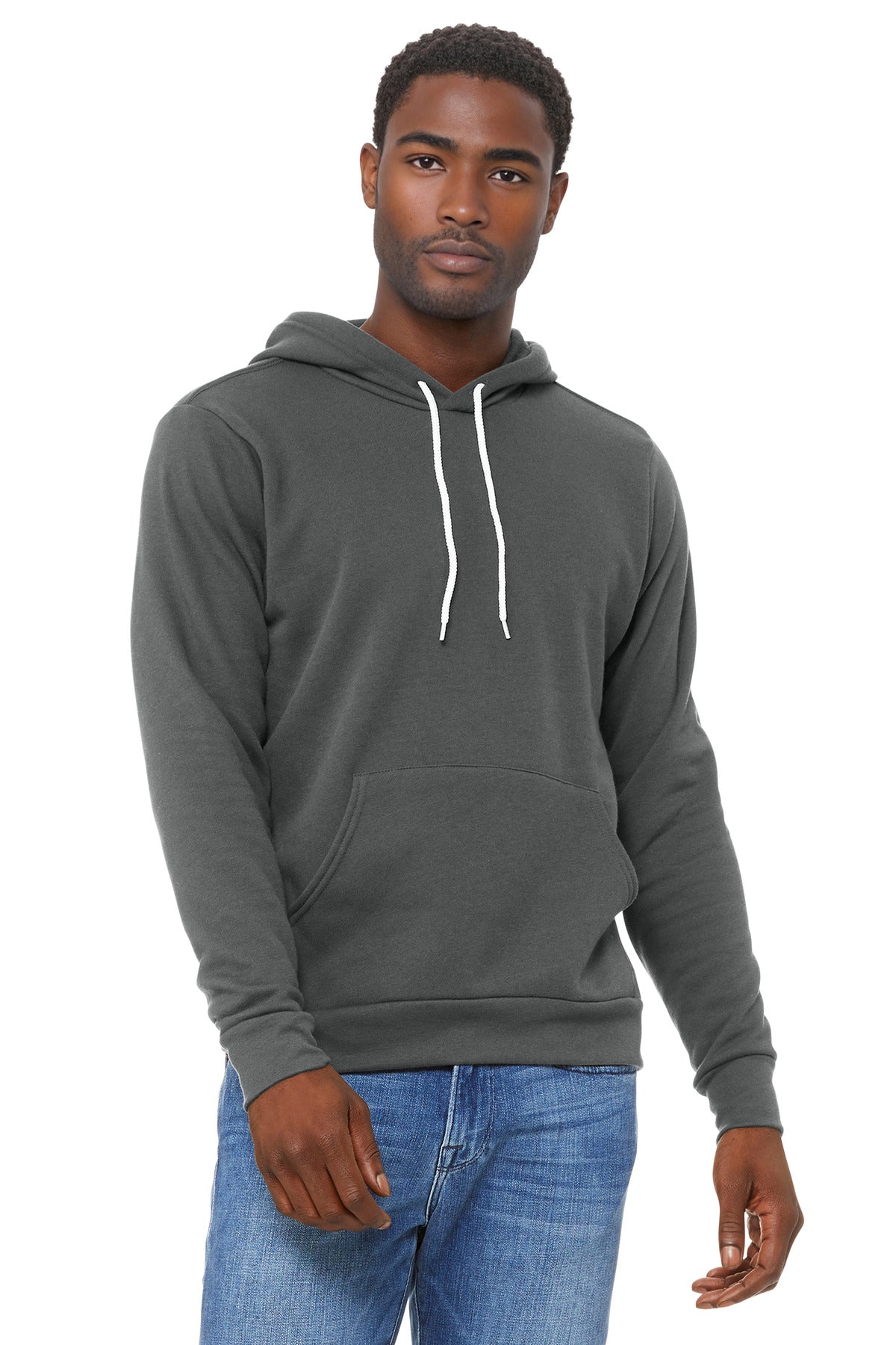 Custom Embroidery or DTF Print - BELLA+CANVAS ® Unisex Sponge Fleece Pullover Hoodie. BC3719