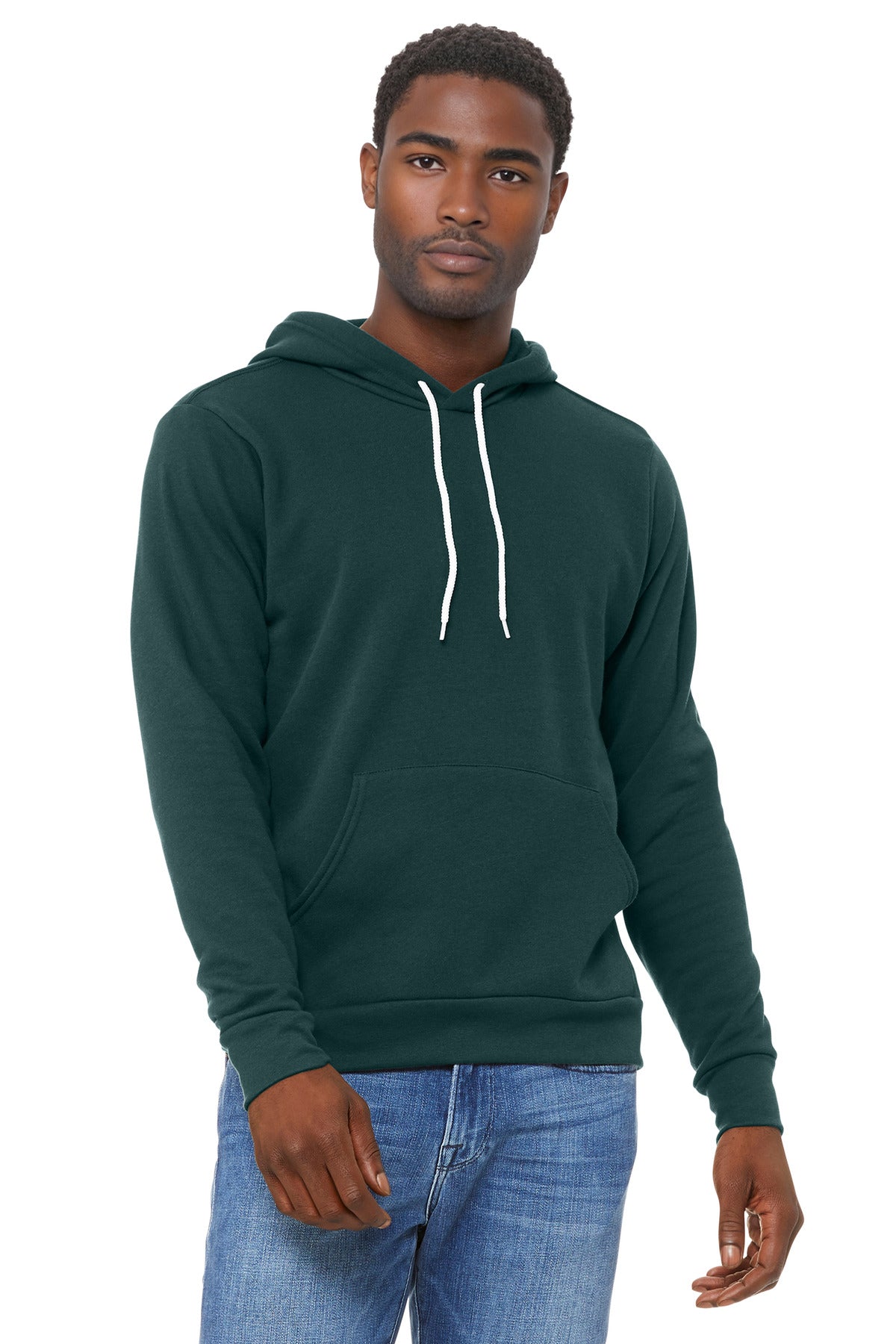 Custom Embroidery or DTF Print - BELLA+CANVAS ® Unisex Sponge Fleece Pullover Hoodie. BC3719