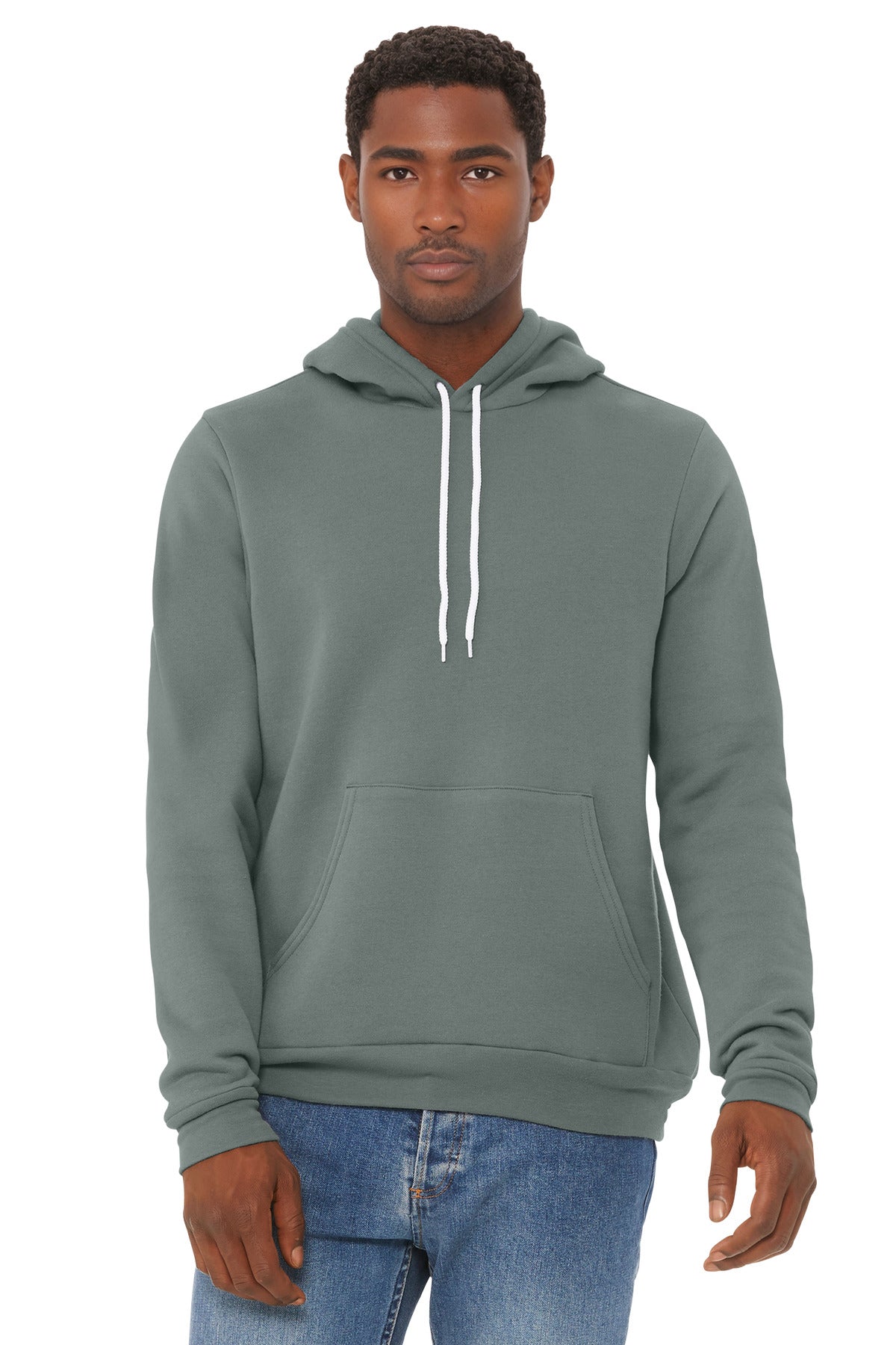 Custom Embroidery or DTF Print - BELLA+CANVAS ® Unisex Sponge Fleece Pullover Hoodie. BC3719