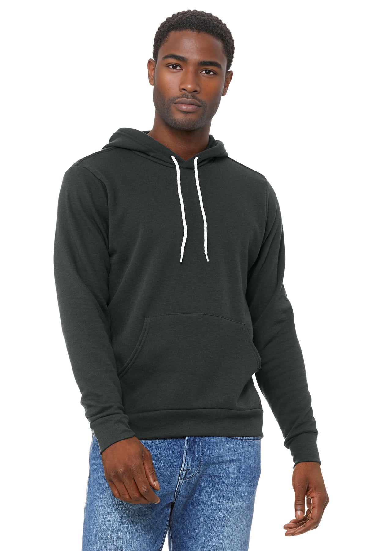 Custom Embroidery or DTF Print - BELLA+CANVAS ® Unisex Sponge Fleece Pullover Hoodie. BC3719