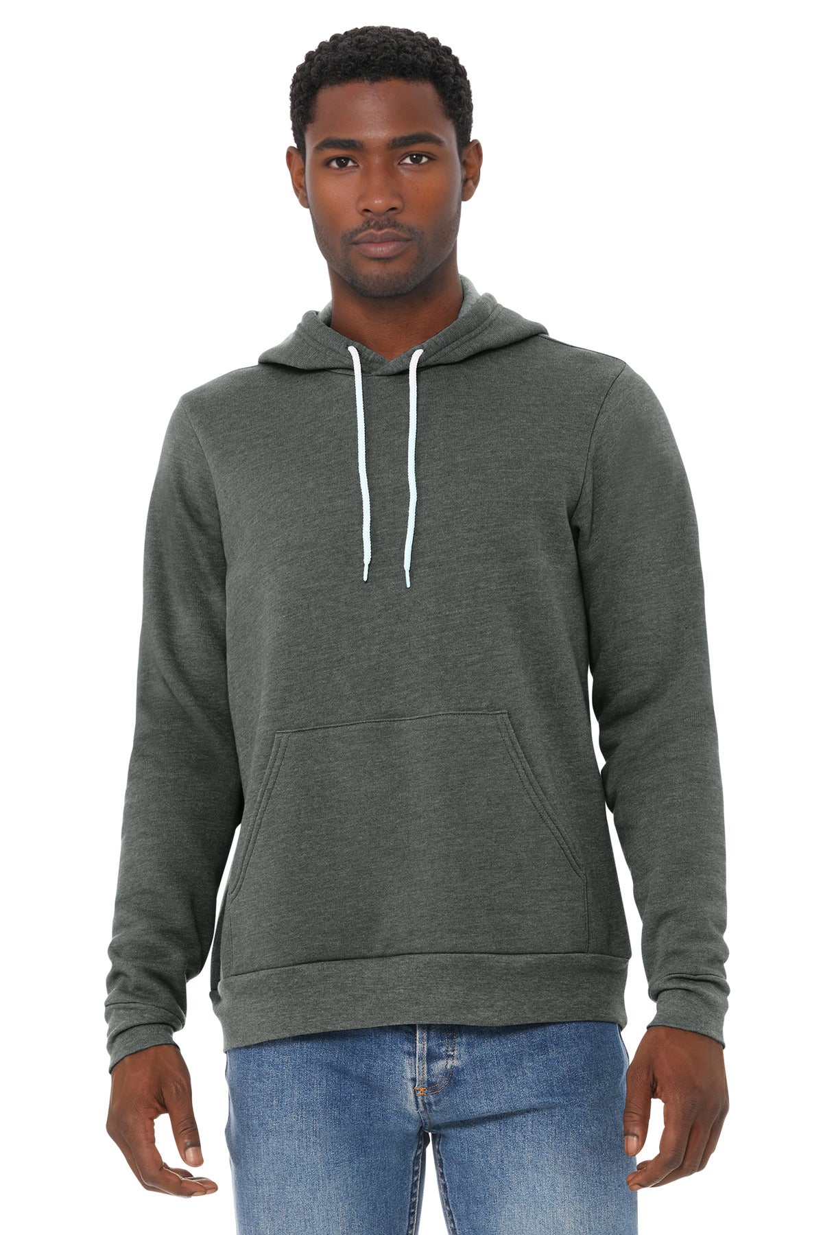 Custom Embroidery or DTF Print - BELLA+CANVAS ® Unisex Sponge Fleece Pullover Hoodie. BC3719