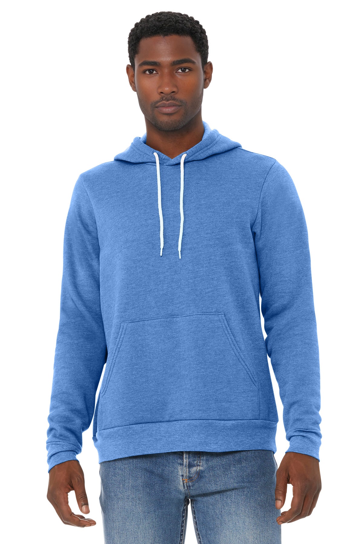 Custom Embroidery or DTF Print - BELLA+CANVAS ® Unisex Sponge Fleece Pullover Hoodie. BC3719