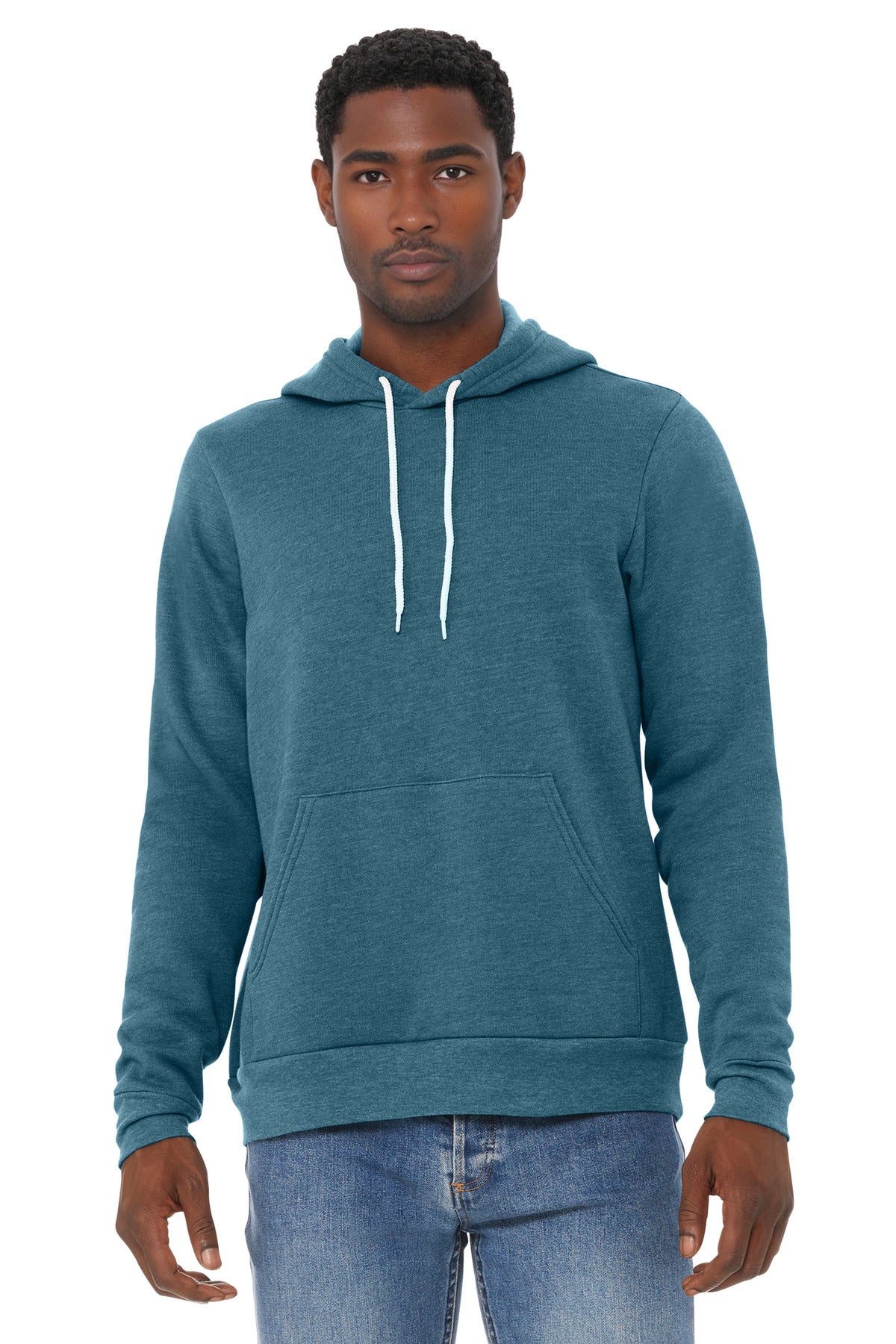 Custom Embroidery or DTF Print - BELLA+CANVAS ® Unisex Sponge Fleece Pullover Hoodie. BC3719