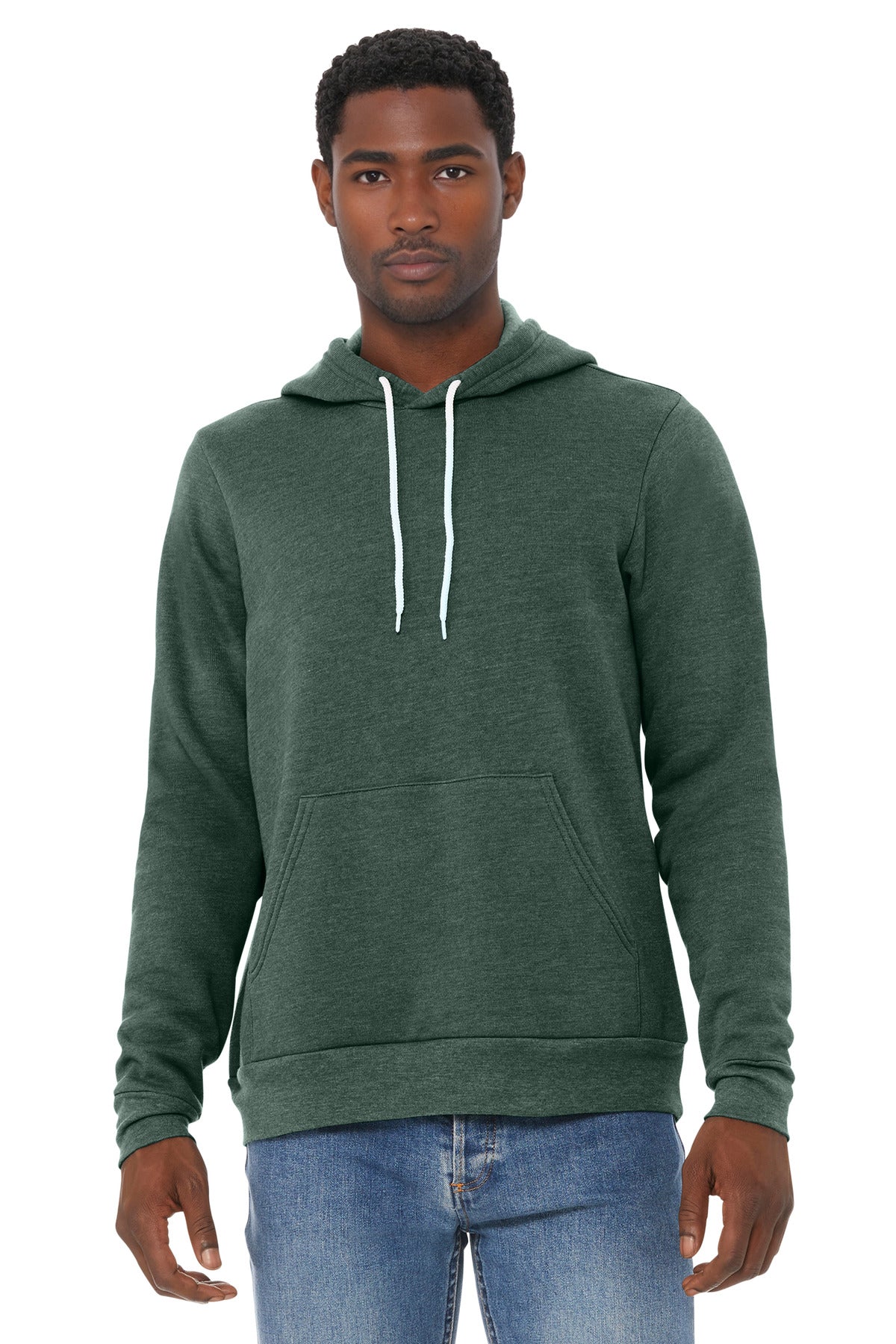 Custom Embroidery or DTF Print - BELLA+CANVAS ® Unisex Sponge Fleece Pullover Hoodie. BC3719