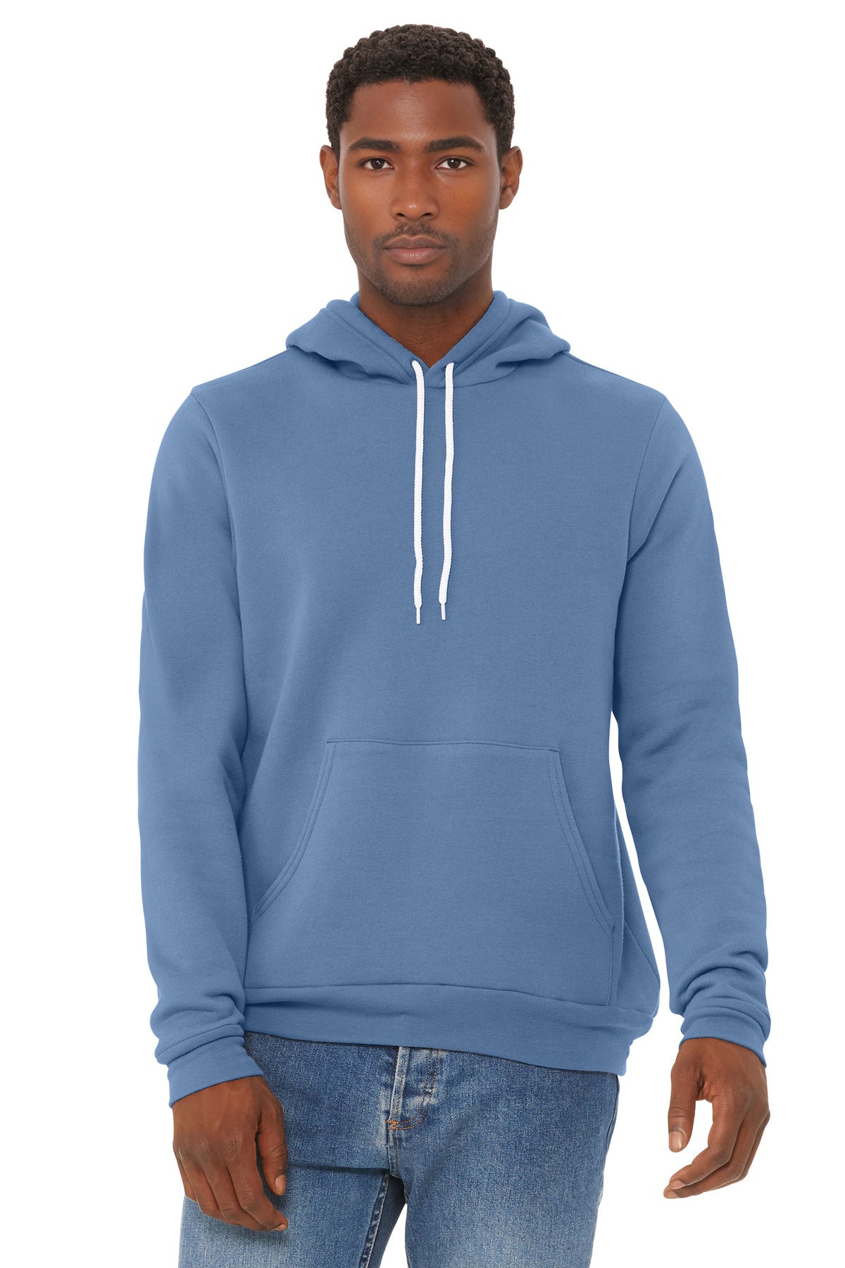 Custom Embroidery or DTF Print - BELLA+CANVAS ® Unisex Sponge Fleece Pullover Hoodie. BC3719