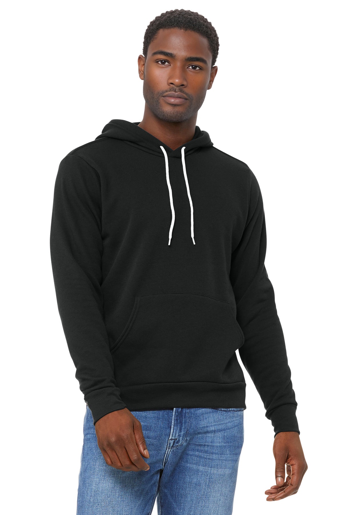 Custom Embroidery or DTF Print - BELLA+CANVAS ® Unisex Sponge Fleece Pullover Hoodie. BC3719