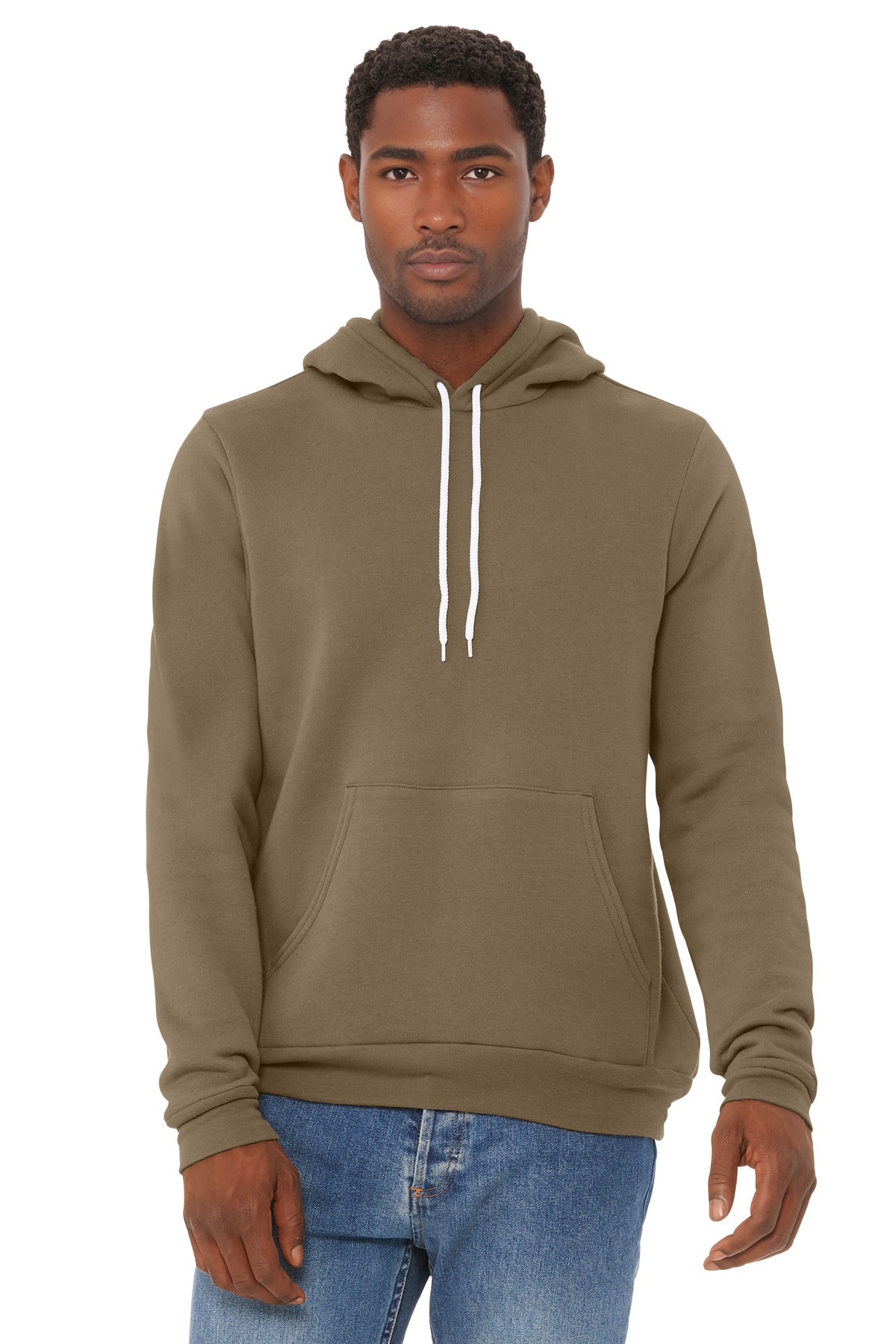 Custom Embroidery or DTF Print - BELLA+CANVAS ® Unisex Sponge Fleece Pullover Hoodie. BC3719