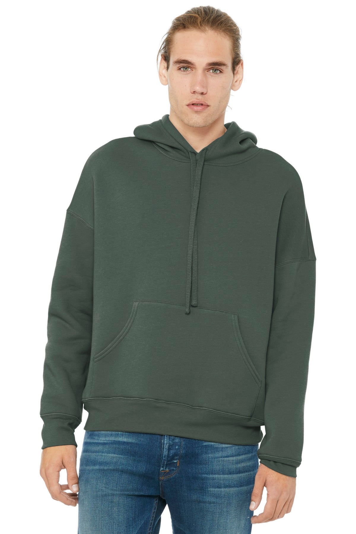Custom Embroidery or DTF Print - BELLA+CANVAS ® Unisex Sponge Fleece Pullover DTM Hoodie. BC3729
