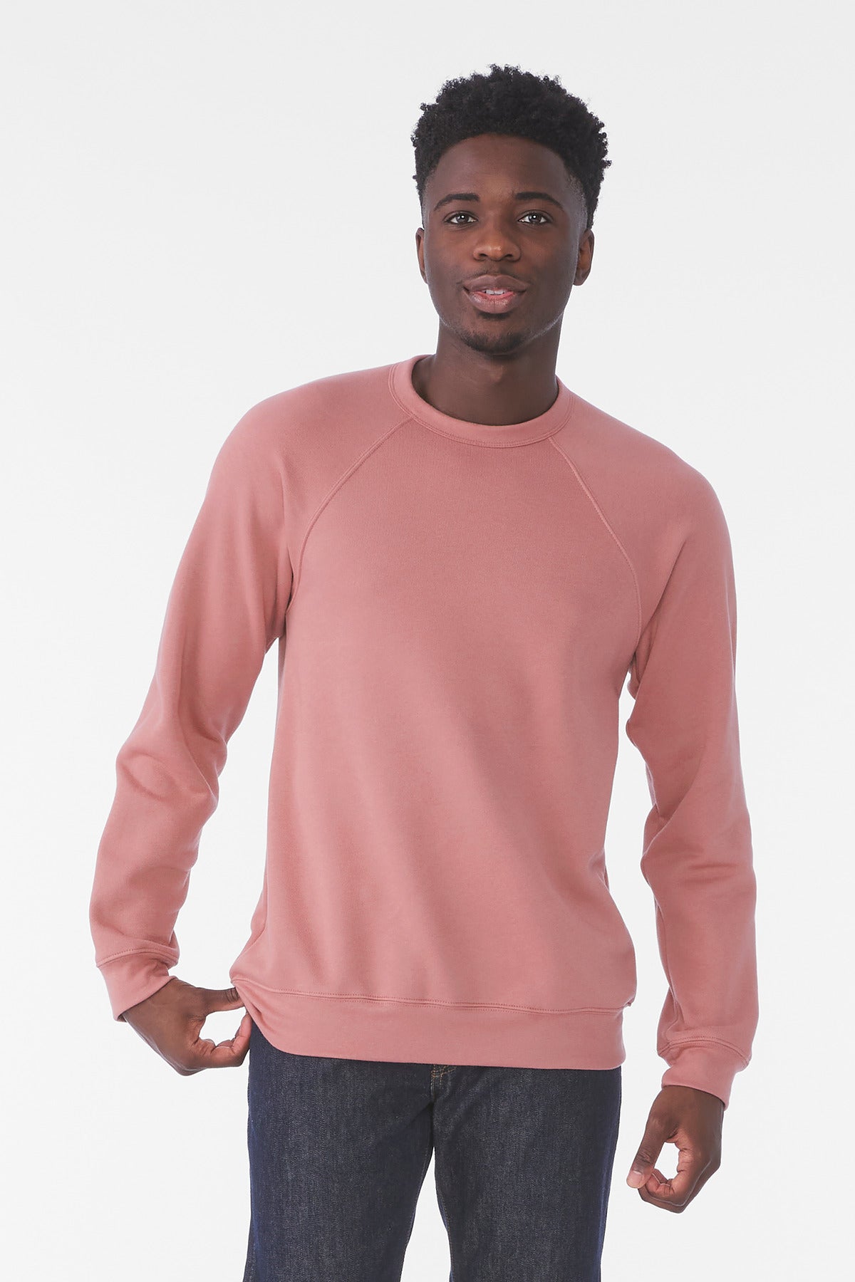 Custom Embroidery or DTF Print - BELLA+CANVAS ® Unisex Sponge Fleece Raglan Sweatshirt. BC3901