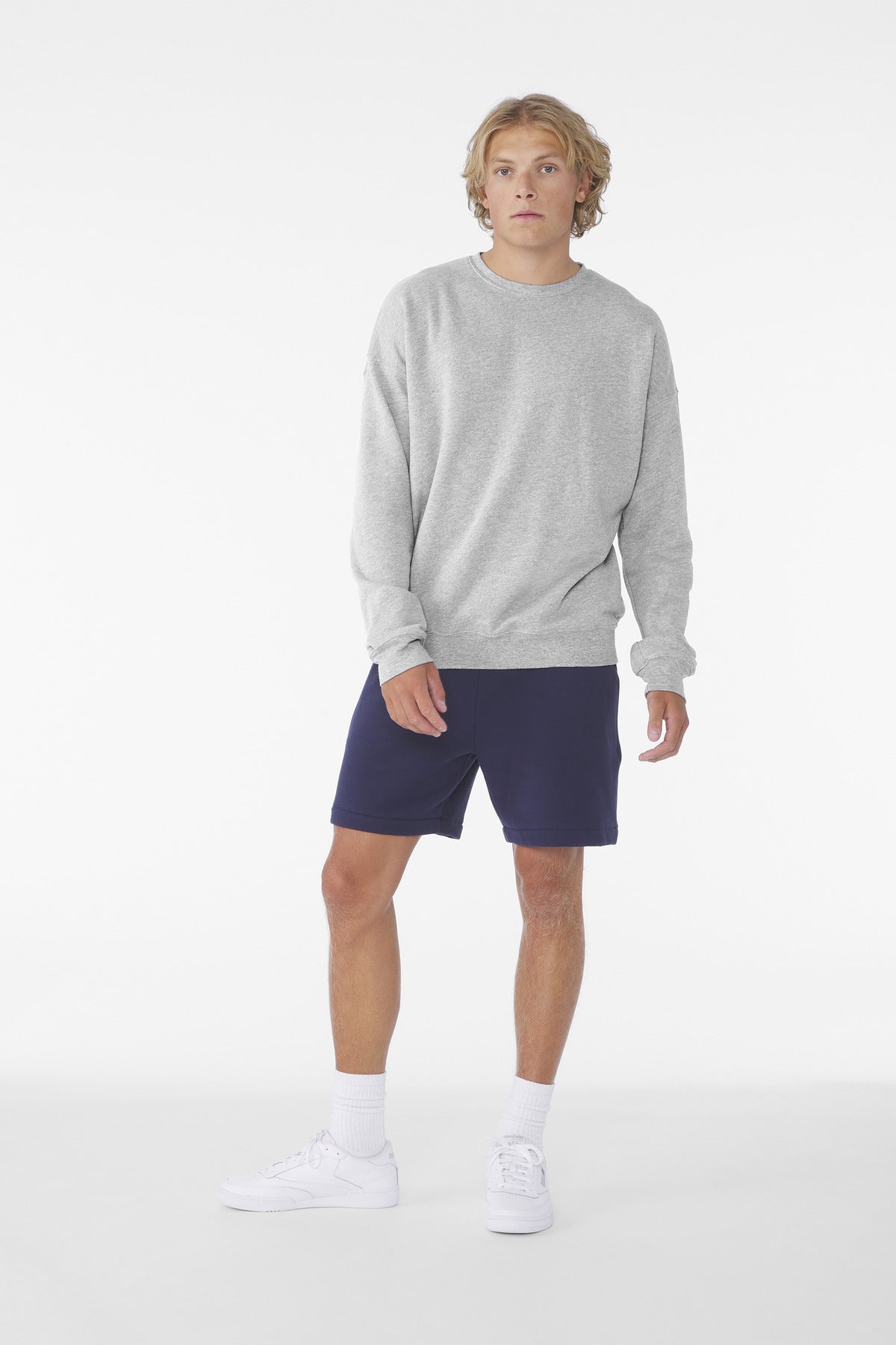 Custom Embroidery or DTF Print - BELLA+CANVAS ® Unisex Sponge Fleece Drop Shoulder Sweatshirt. BC3945