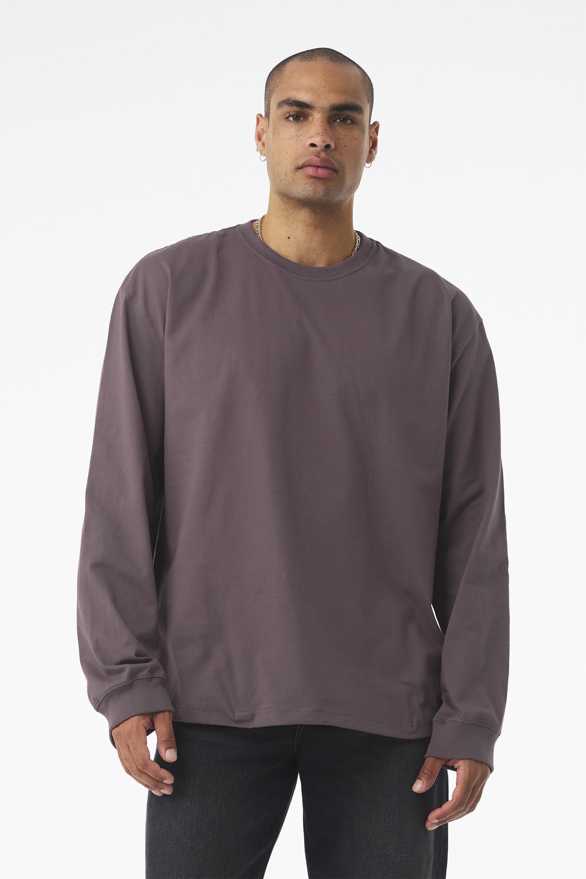 Custom Embroidery or DTF Print - BELLA+CANVAS ® Unisex 7.5-Ounce Heavyweight Long Sleeve Tee BC4651