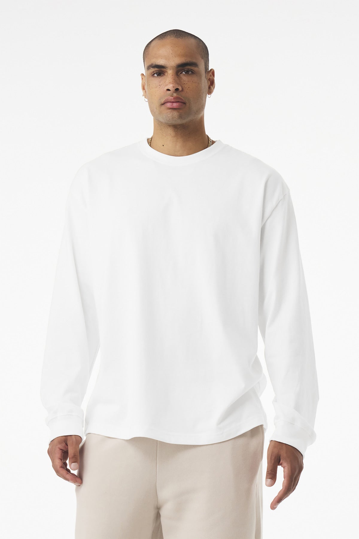 Custom Embroidery or DTF Print - BELLA+CANVAS ® Unisex 7.5-Ounce Heavyweight Long Sleeve Tee BC4651