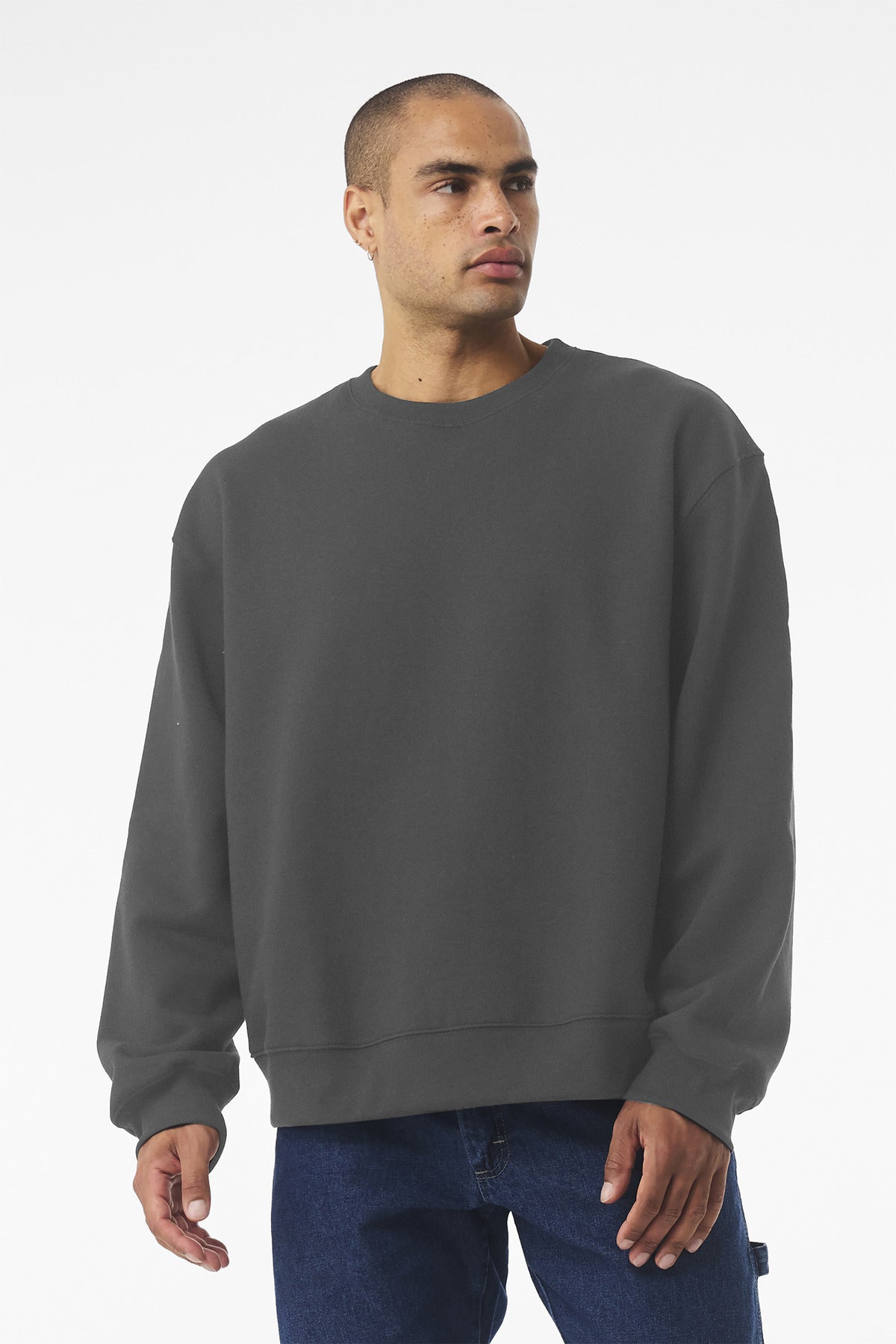 Custom Embroidery or DTF Print - BELLA+CANVAS ® Unisex 10-Ounce Heavyweight Crewneck Sweatshirt BC4711