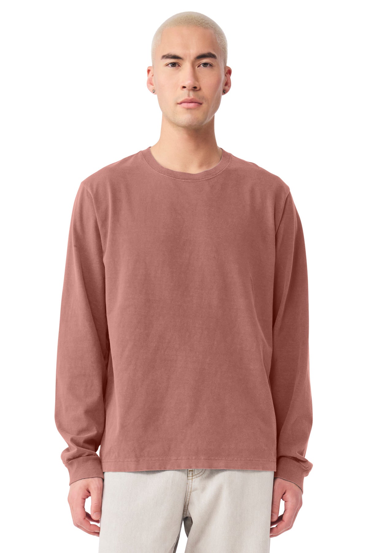 Custom Embroidery or DTF Print - BELLA+CANVAS ® Unisex Heavyweight Garment-Dyed Long Sleeve Tee BC4851GD