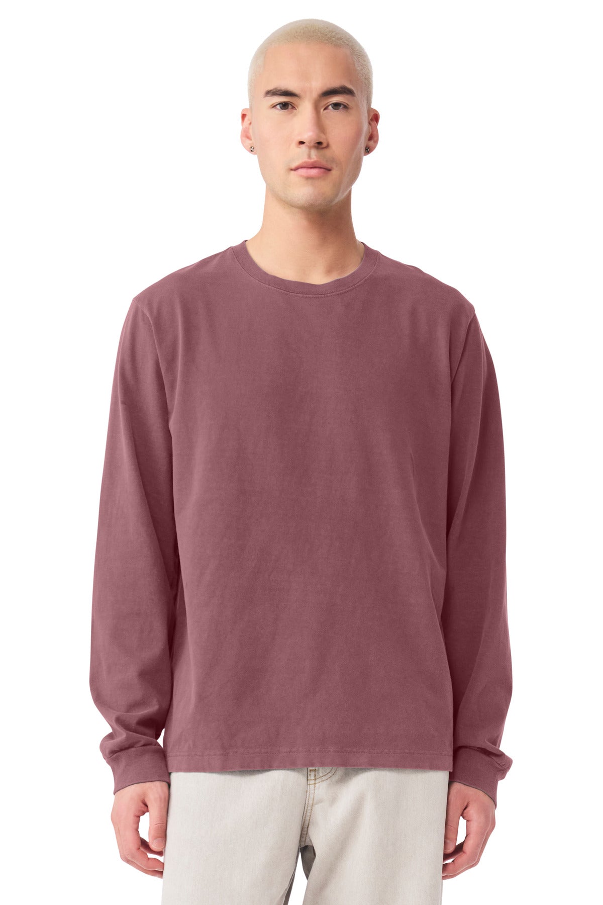 Custom Embroidery or DTF Print - BELLA+CANVAS ® Unisex Heavyweight Garment-Dyed Long Sleeve Tee BC4851GD