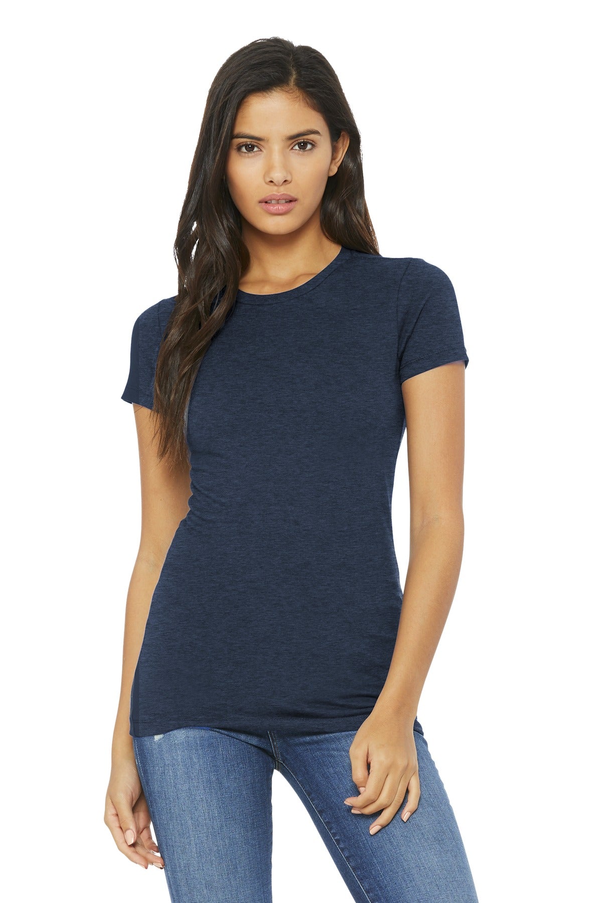 Custom Embroidery or DTF Print - BELLA+CANVAS ® Women's Slim Fit Tee. BC6004
