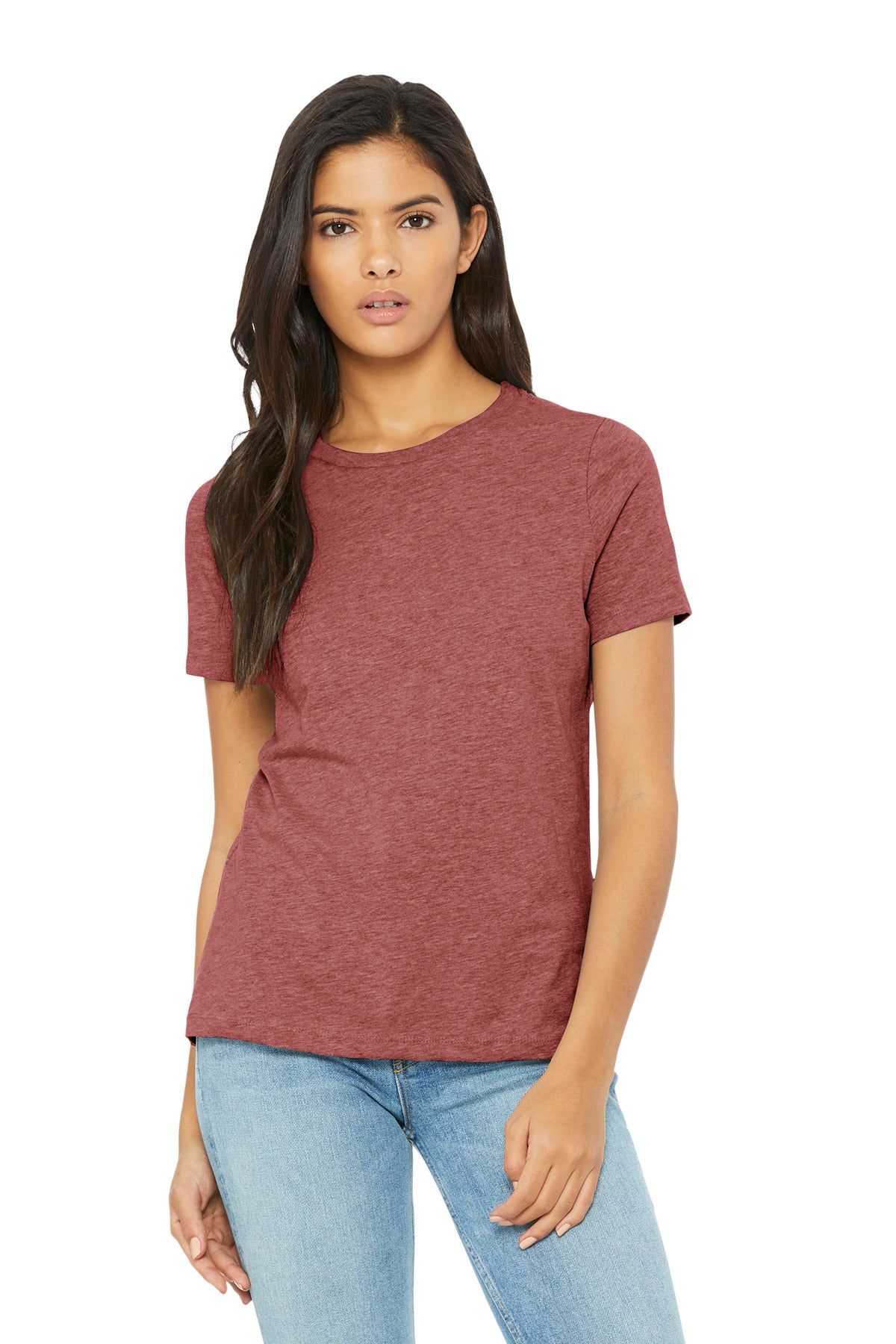 Custom Embroidery or DTF Print - BELLA+CANVAS ® Women's Relaxed CVC Tee BC6400CVC