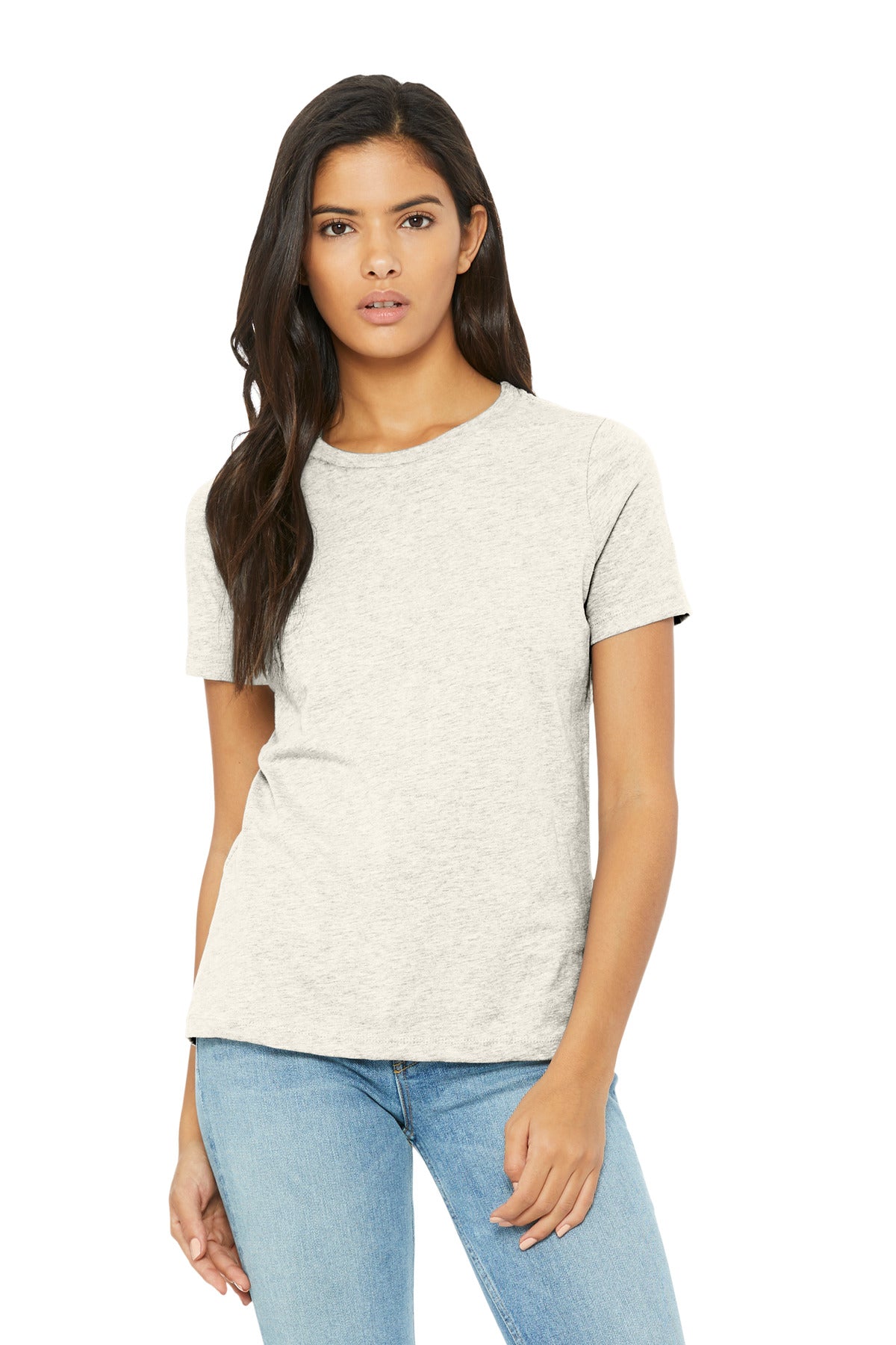 Custom Embroidery or DTF Print - BELLA+CANVAS ® Women's Relaxed CVC Tee BC6400CVC